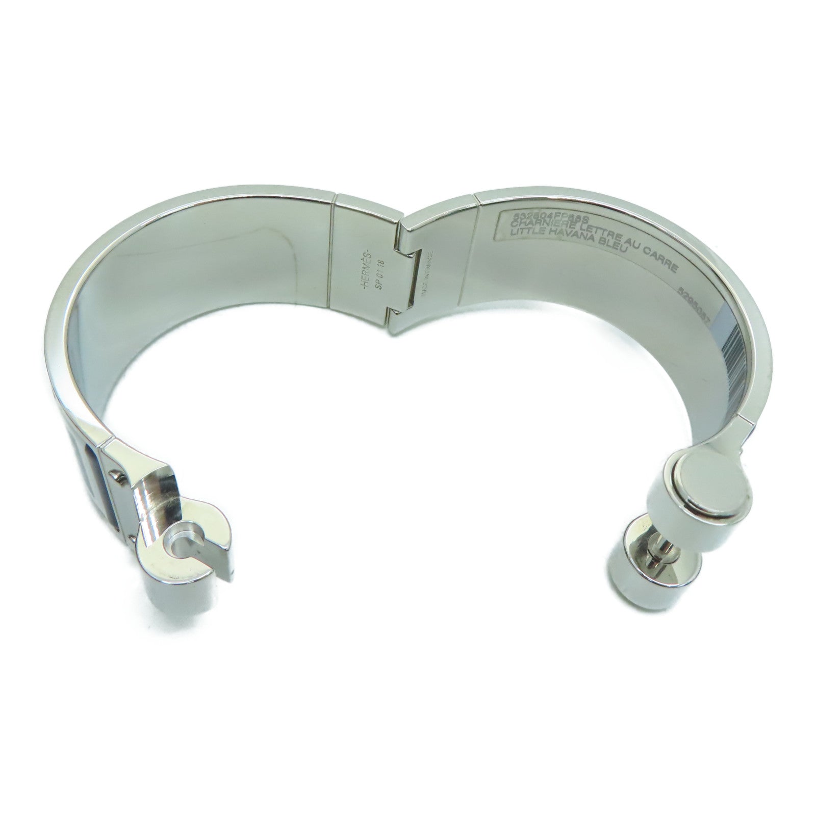HERMES 琺瑯/金屬Charnoere Bracelet銀扣手鐲多色
