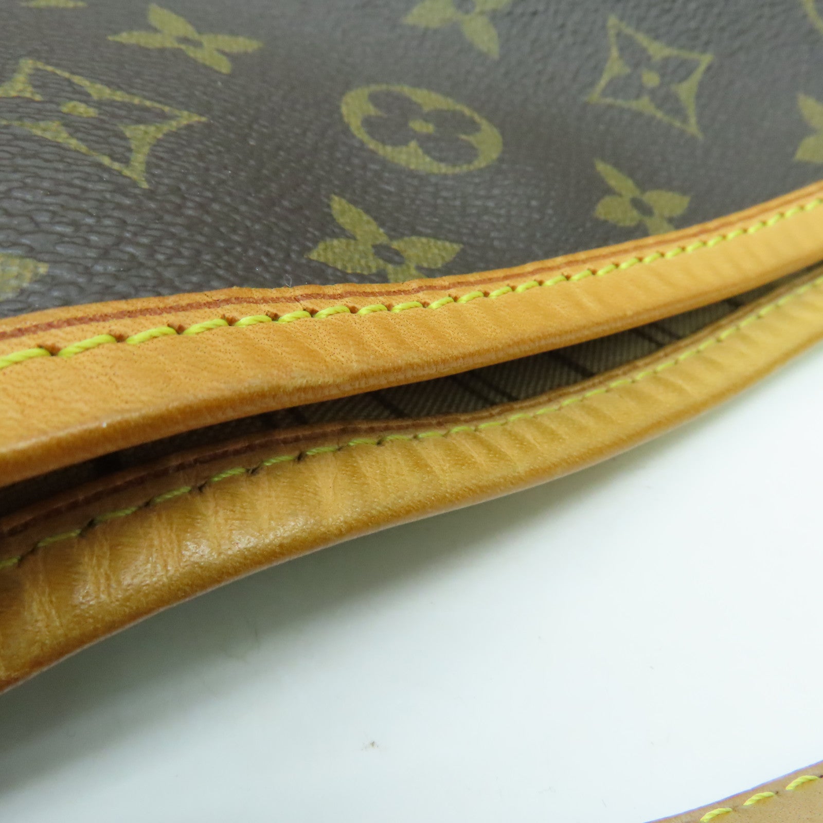 LOUIS VUITTON Monogram Delightful MM金扣肩背袋啡色