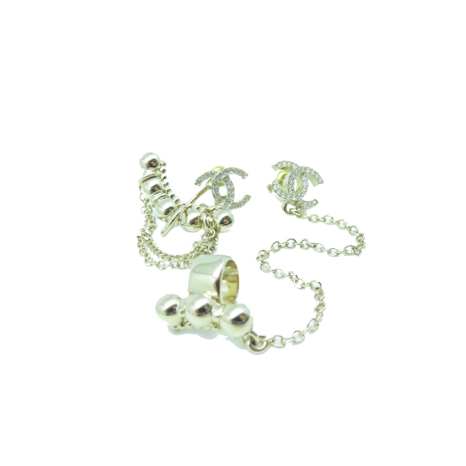 CHANEL metal Earrings gold earrings