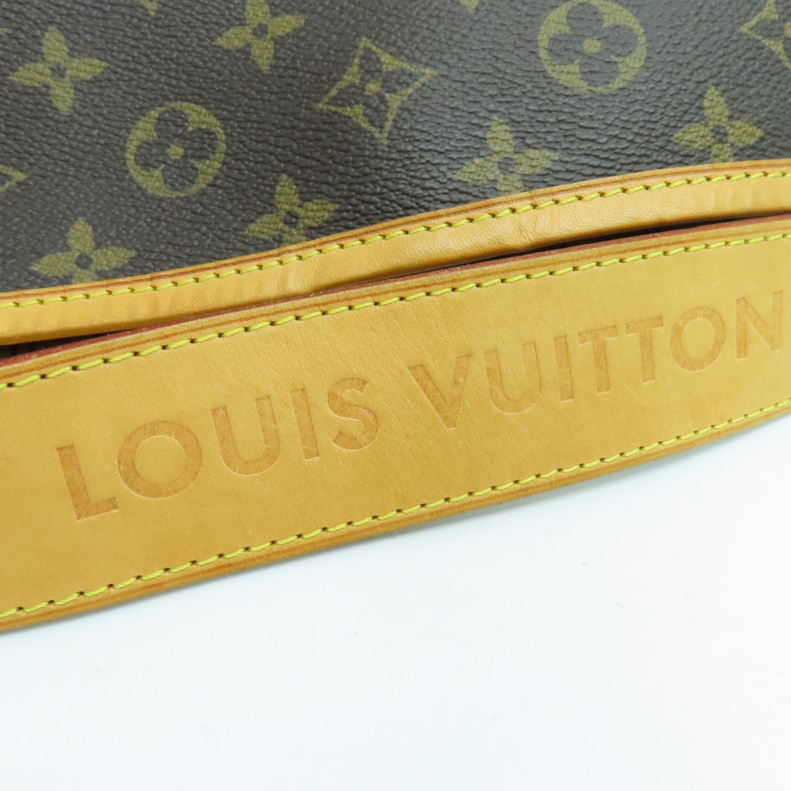 LOUIS VUITTON Monogram Delightful MM金扣肩背袋啡色