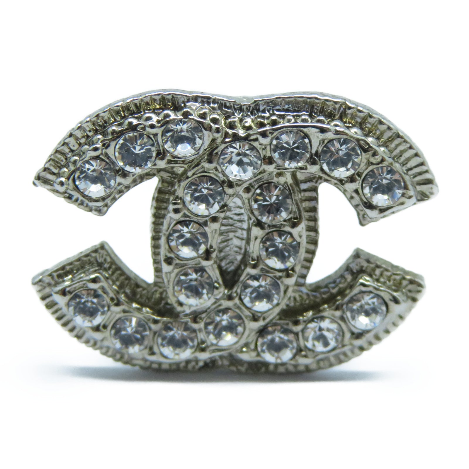 CHANEL 金屬Earrings耳夾耳環銀色
