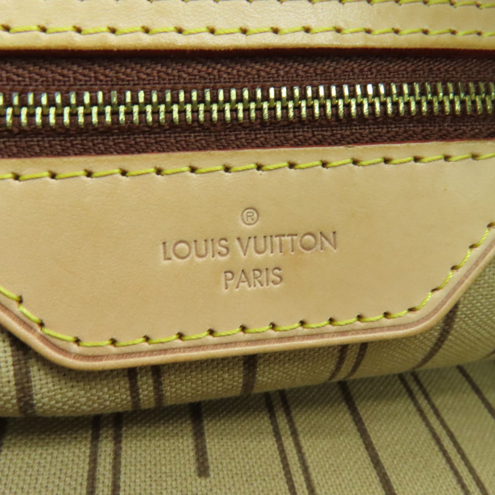 LOUIS VUITTON Monogram Delightful MM金扣肩背袋啡色