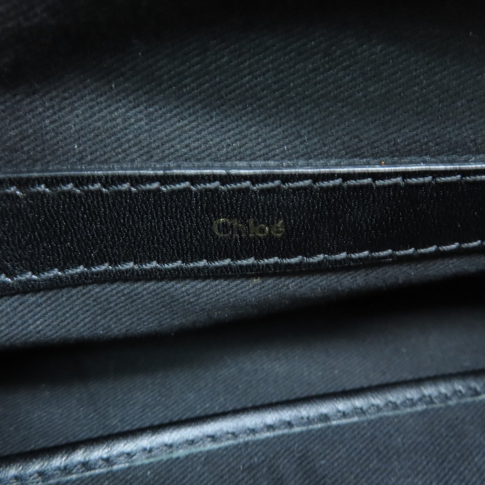 Chloe 牛皮皮革/蛇皮皮革2 Way Shoulder Calf Dustbag金扣手挽肩背两用袋黑色/蓝色