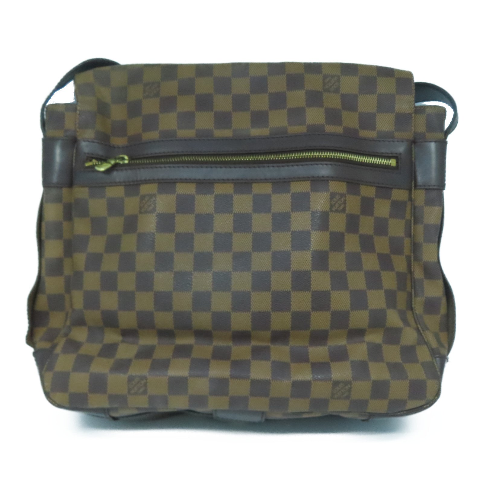 LOUIS VUITTON 【激減優惠】Damier Ebene Bastille金扣肩背袋啡色