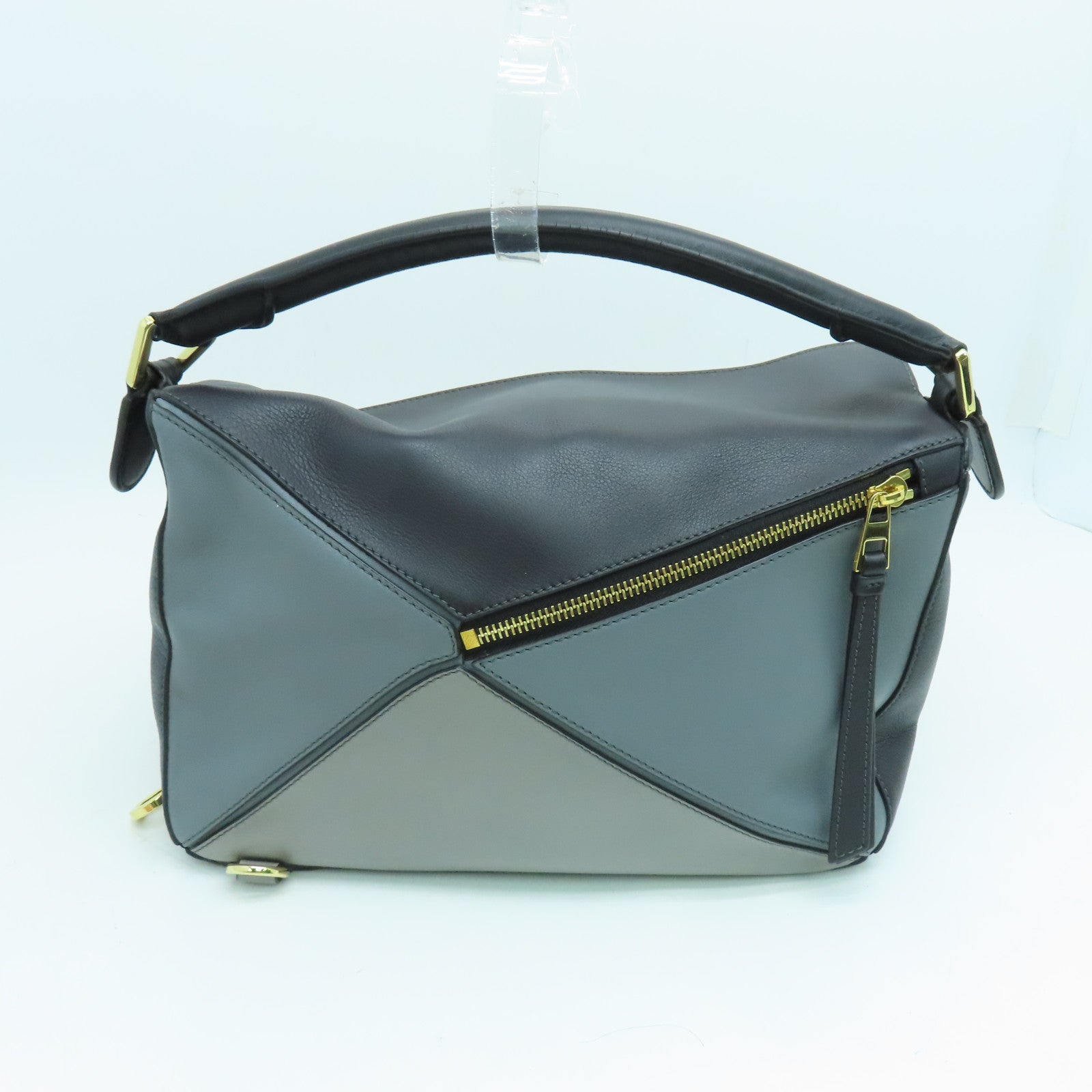 LOEWE 牛皮皮革Puzzle 29cm金扣肩背袋彩色