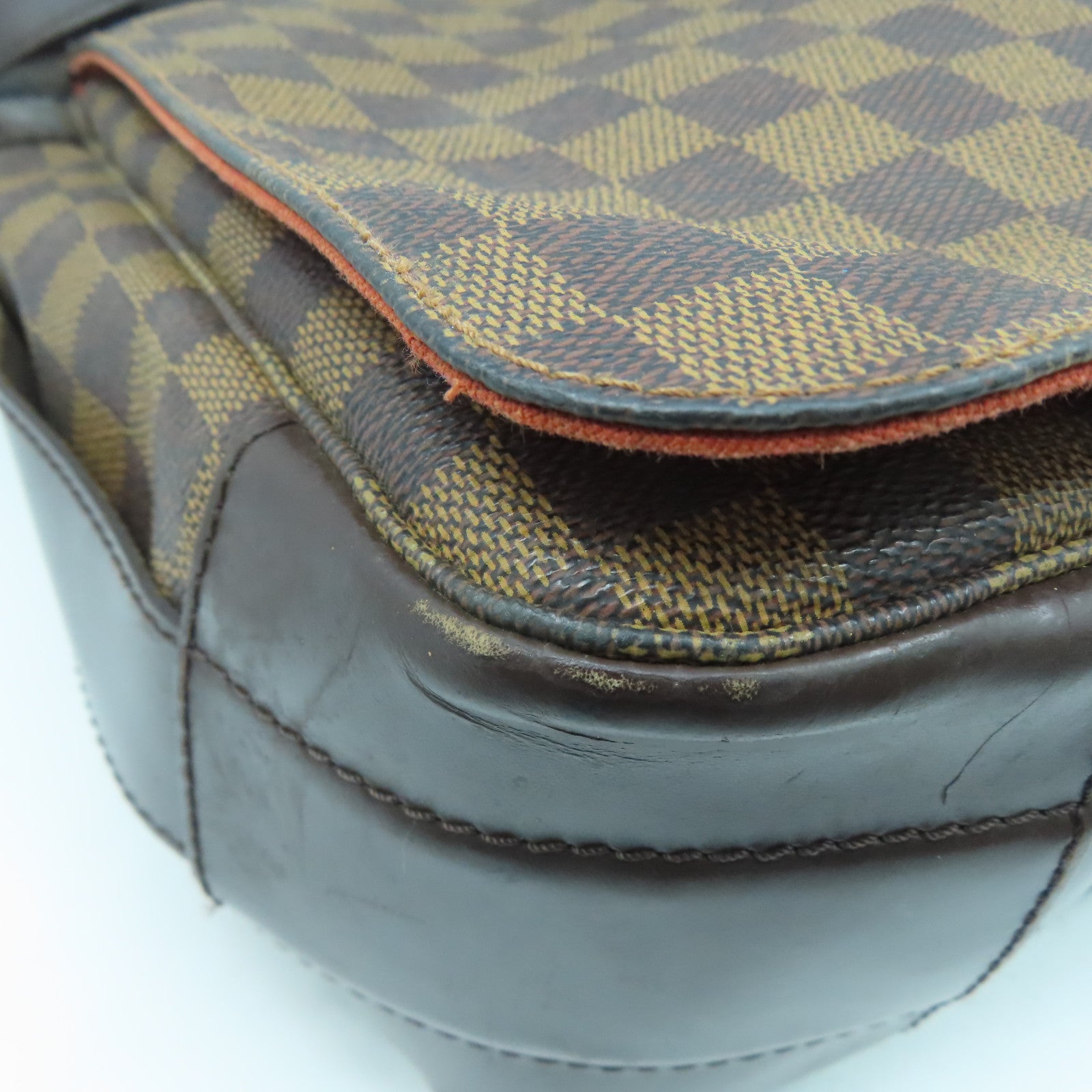 LOUIS VUITTON 【激減優惠】Damier Ebene Bastille金扣肩背袋啡色