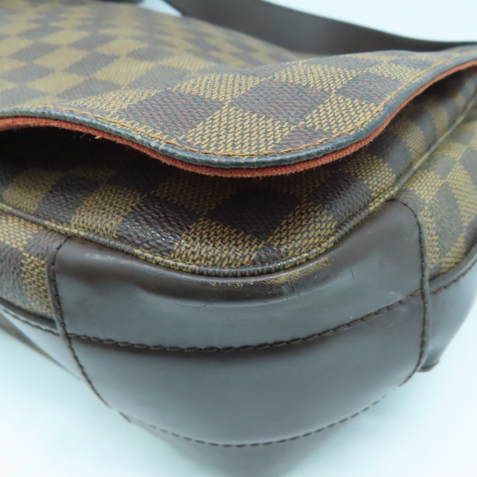 LOUIS VUITTON 【激減優惠】Damier Ebene Bastille金扣肩背袋啡色