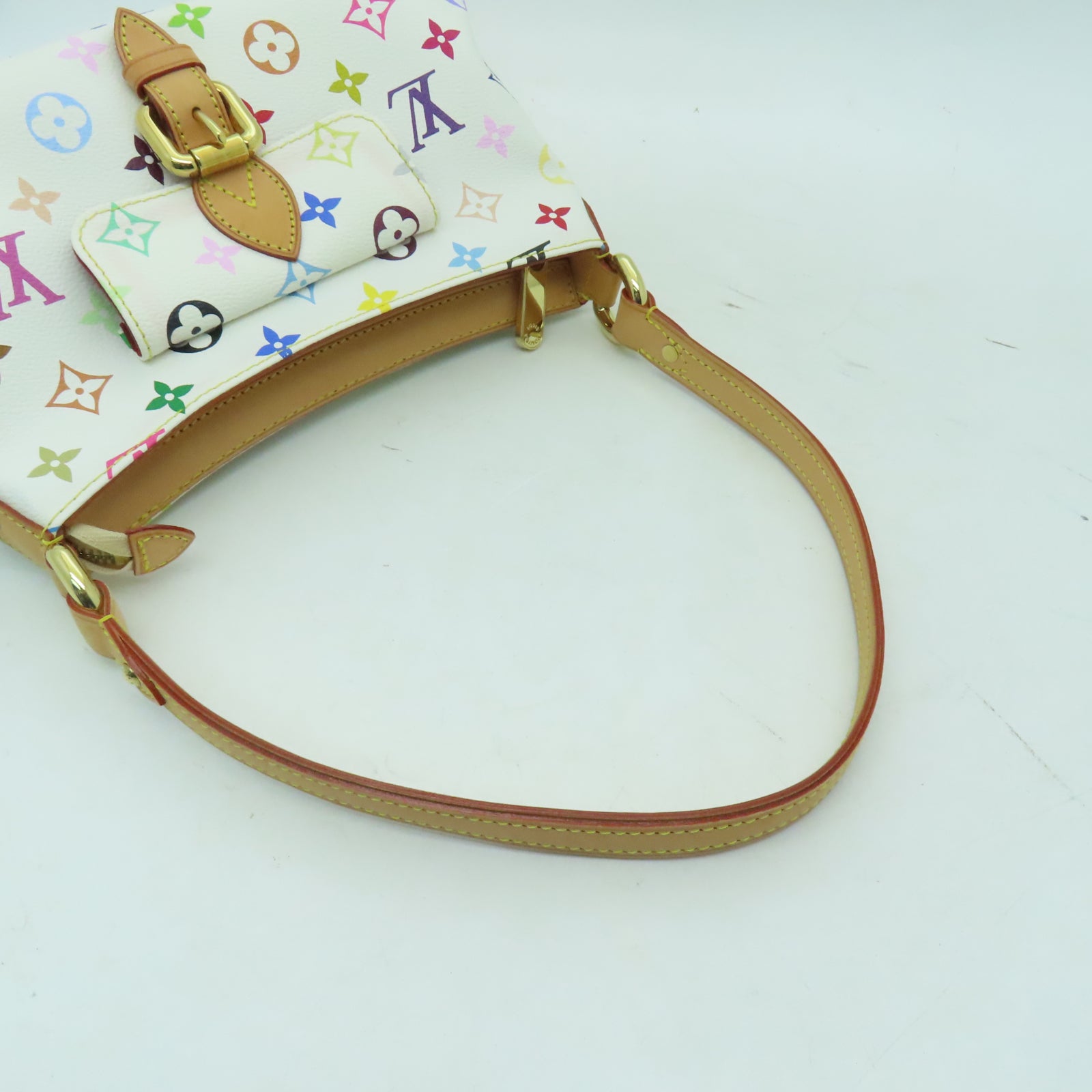 LOUIS VUITTON Monogram Multicolore Eliza金扣肩背袋彩色