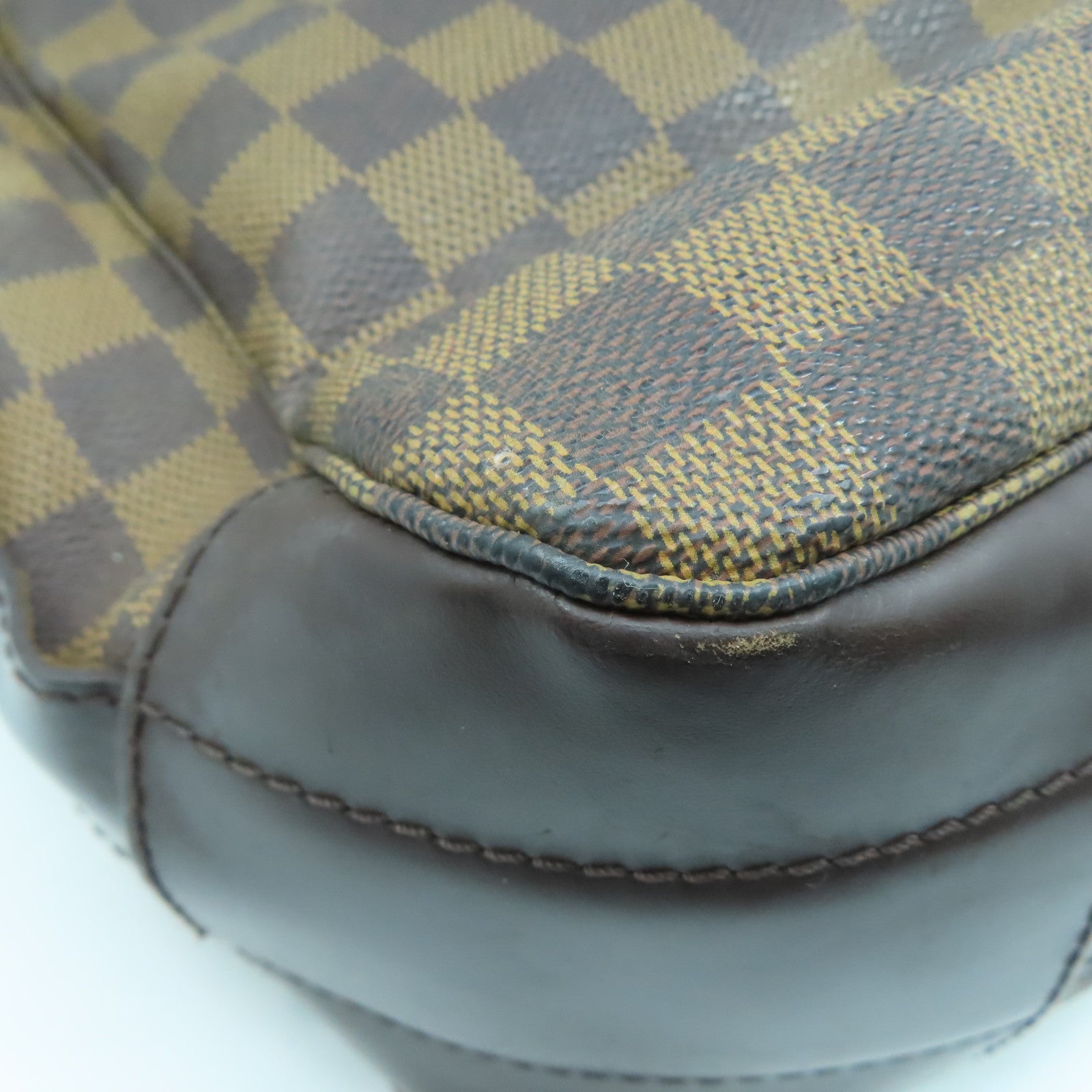LOUIS VUITTON 【激減優惠】Damier Ebene Bastille金扣肩背袋啡色