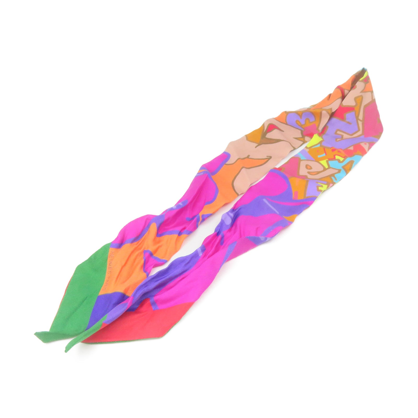 HERMES Silk Twilly Scarf Color
