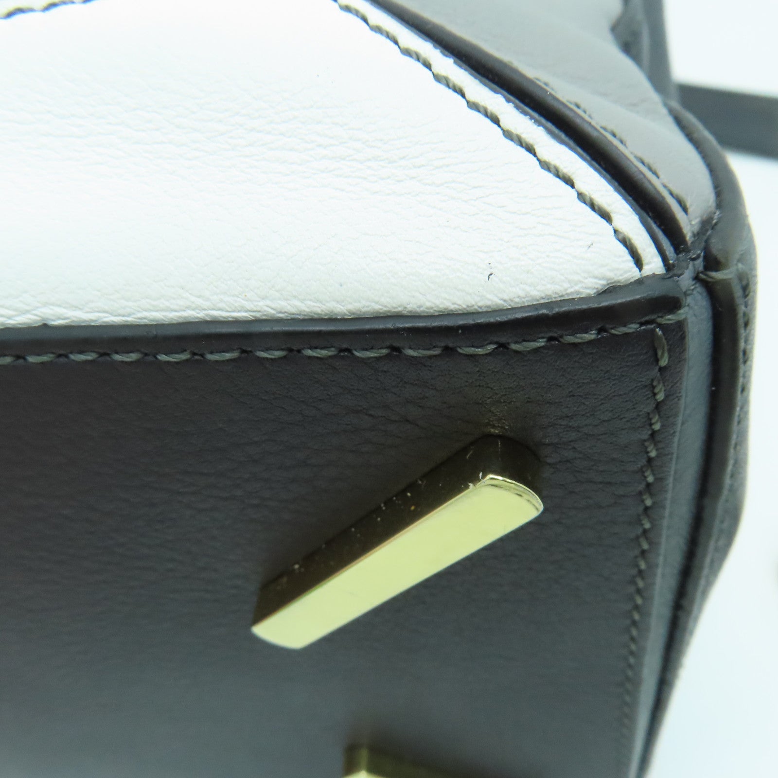 LOEWE 牛皮皮革Puzzle 29cm金扣肩背袋彩色