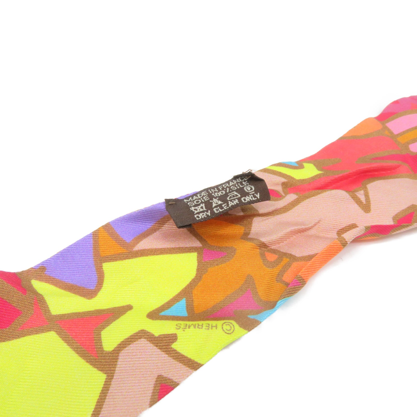 HERMES Silk Twilly Scarf Color