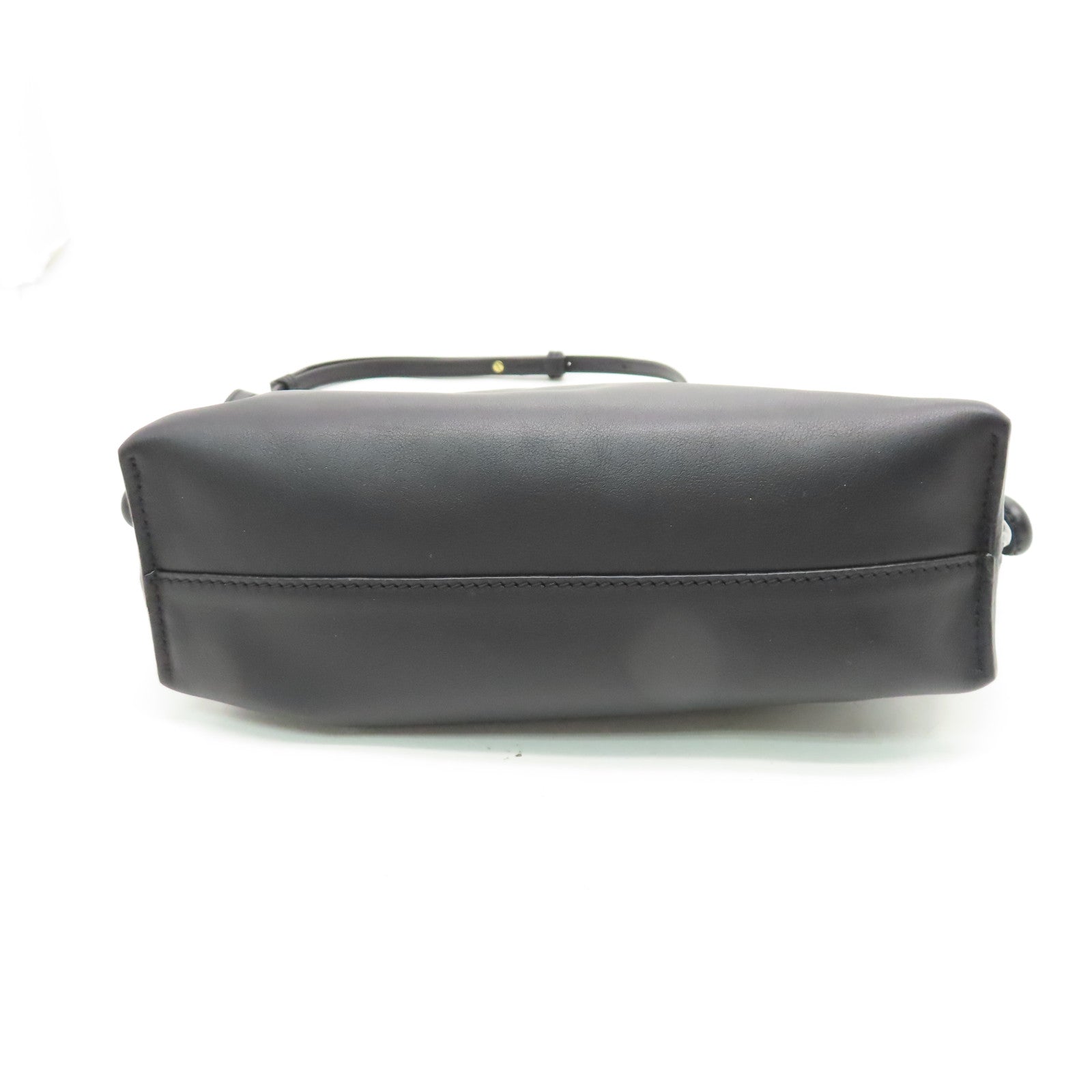 LOEWE Leather Flamenco Bag Shoulder Bag Black
