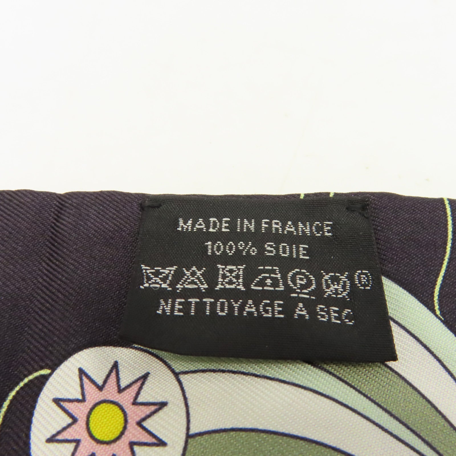 HERMES 絲質Twilly Scarf絲巾黑色/粉紅色/彩色