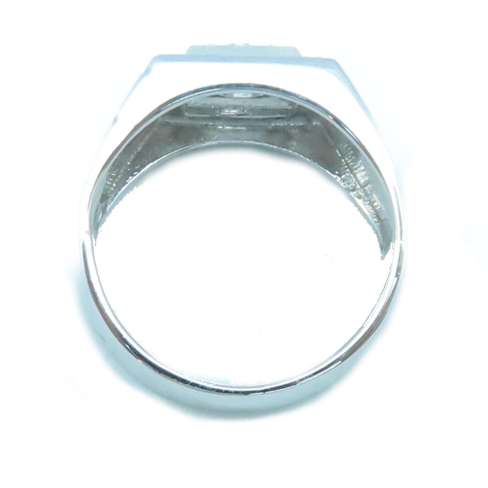 JEWELRY 18K White Gold Diamond Ring 0.60ct Diamond Ring US#9