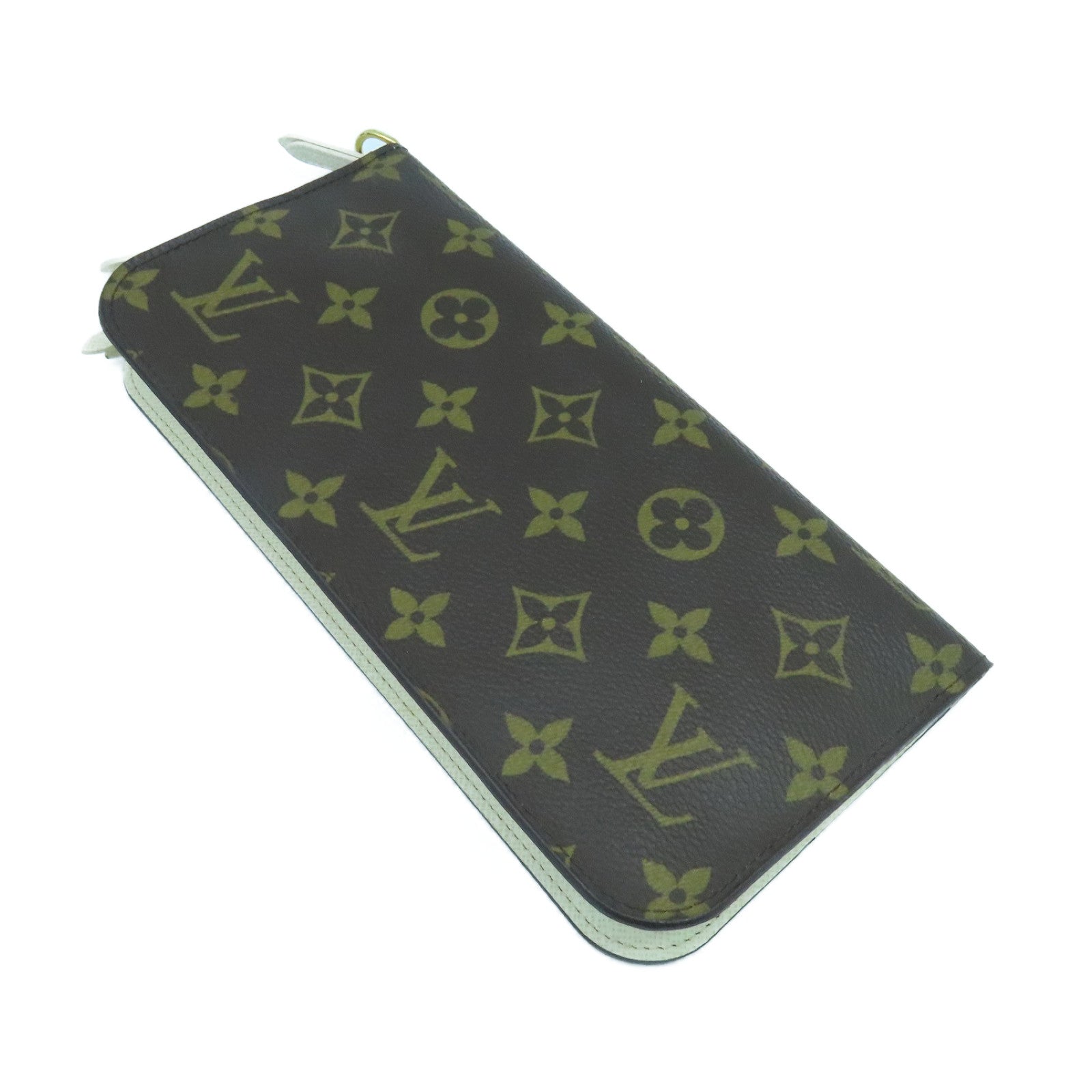 LOUIS VUITTON Monogram Insolite Wallet金扣長錢包啡色