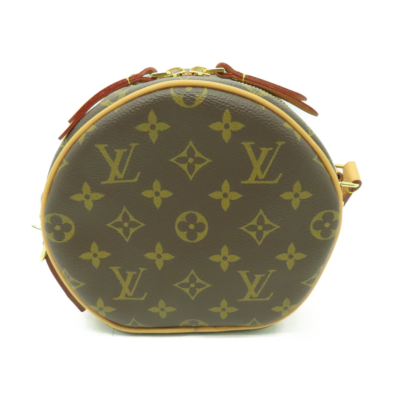 LOUIS VUITTON Monogram Boite Chapeau Souple PM金扣肩背袋啡色