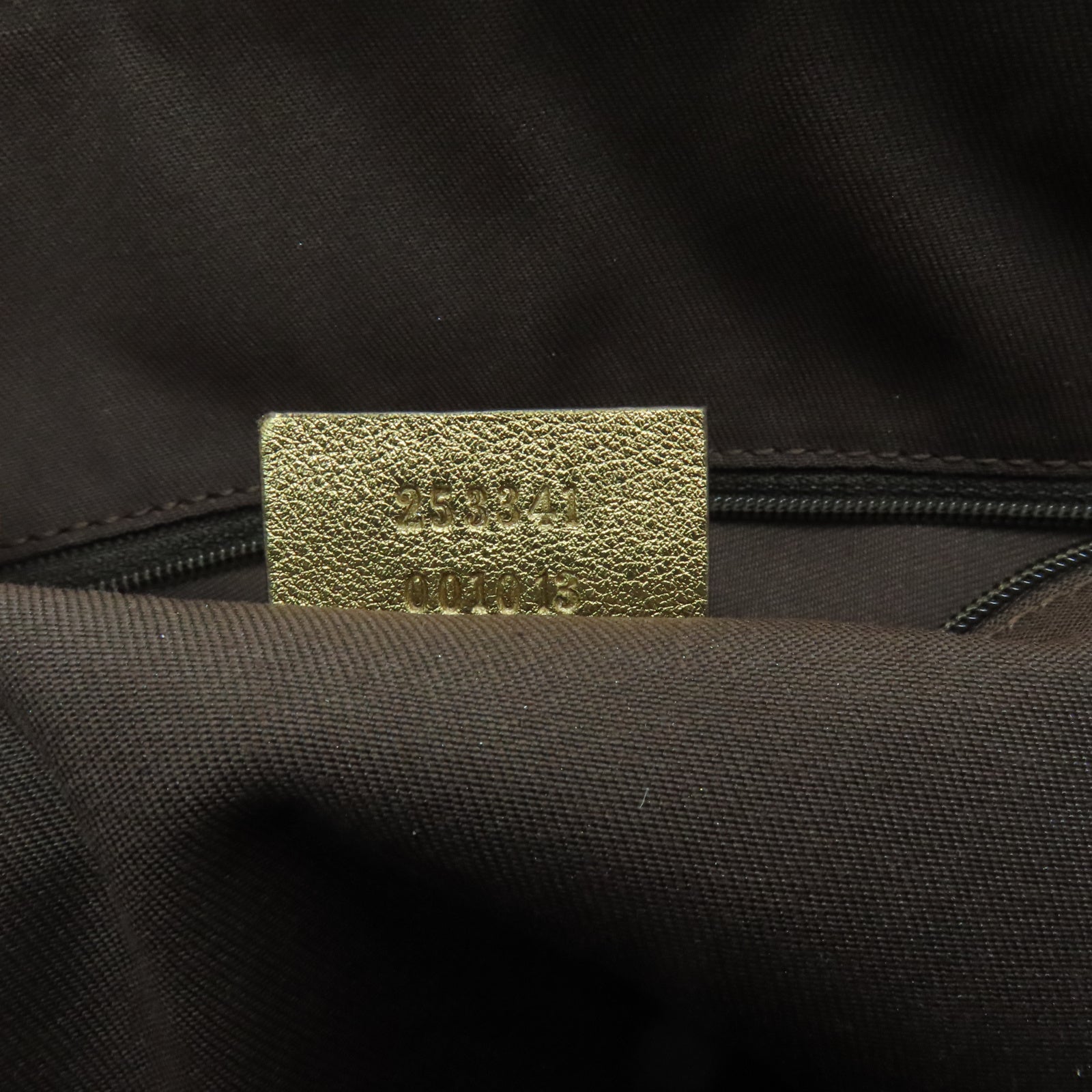 GUCCI 帆布Shoulder Bag金扣肩背袋金色