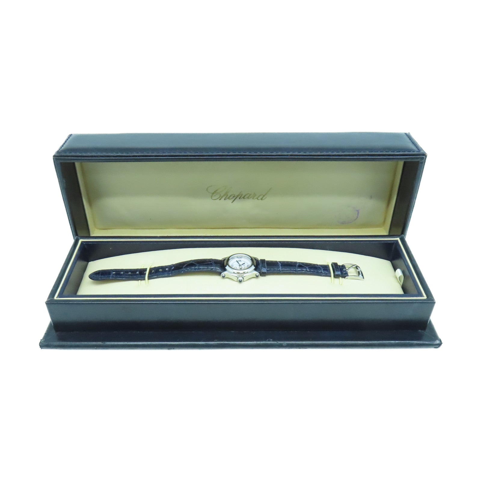 Chopard Happy Sport 5 Diamond不鏽鋼手錶石英機芯白色