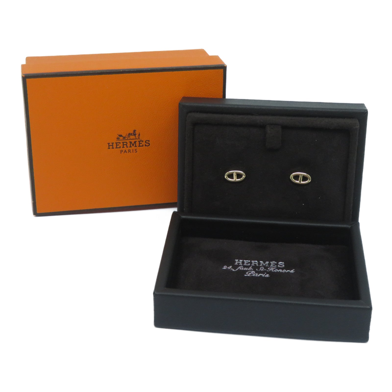 HERMES 18K玫瑰金Farandole Earrings耳環
