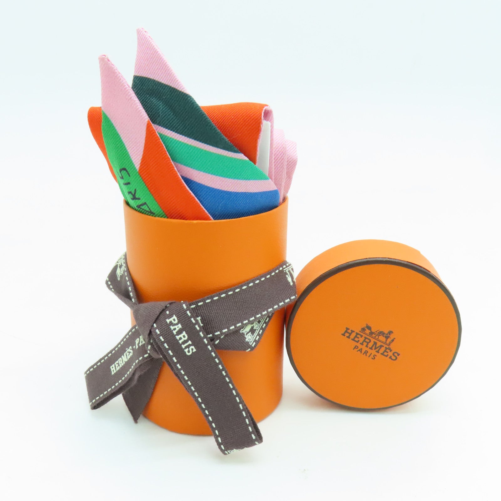 HERMES 【激減優惠】絲質Twilly絲巾彩色