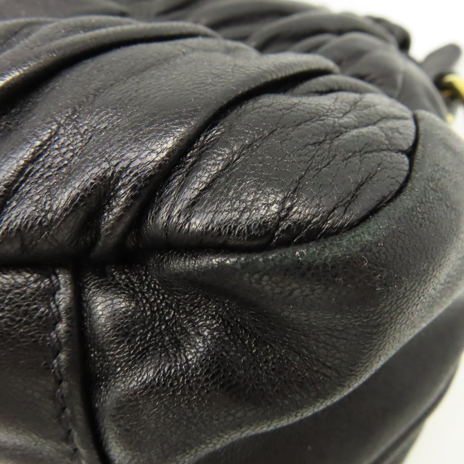PRADA 羊皮皮革2Way Shoulder Bag手挽肩背兩用袋黑色