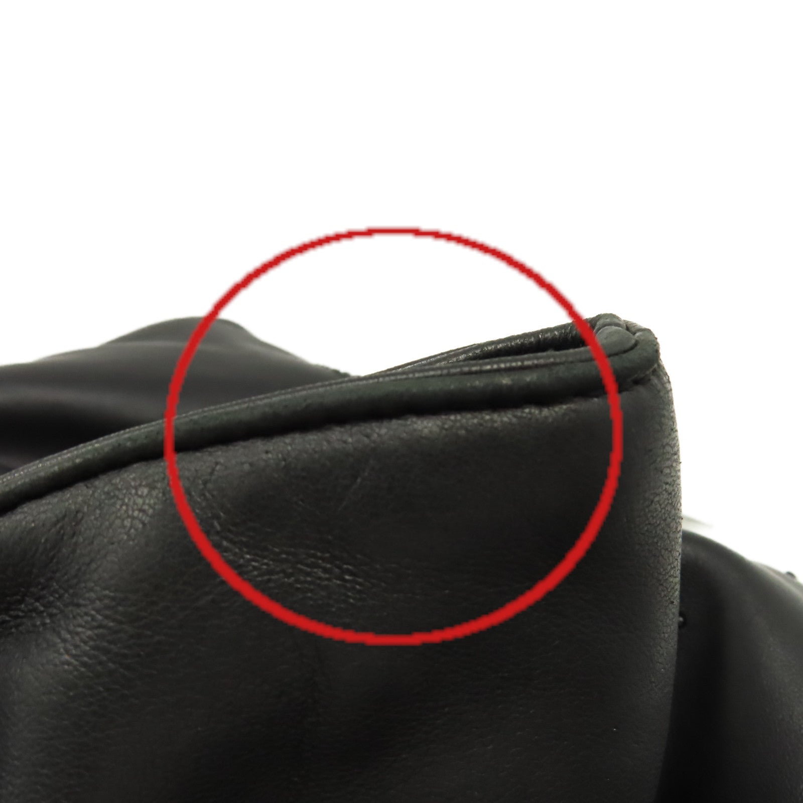 CHANEL 羊皮皮革Chain Shoulder Bag銀扣鏈帶肩背袋黑色