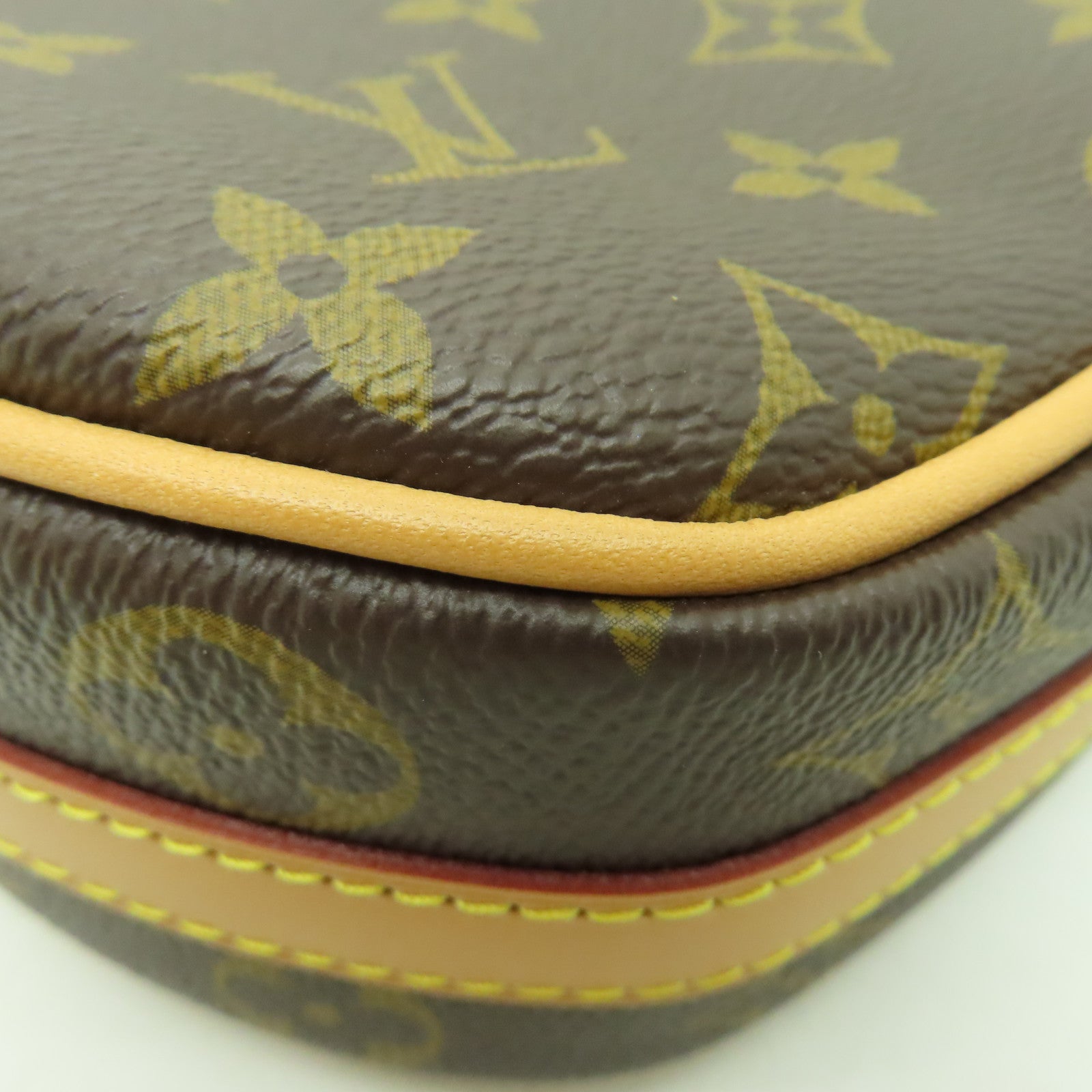 LOUIS VUITTON Monogram Boite Chapeau Souple PM金扣肩背袋啡色