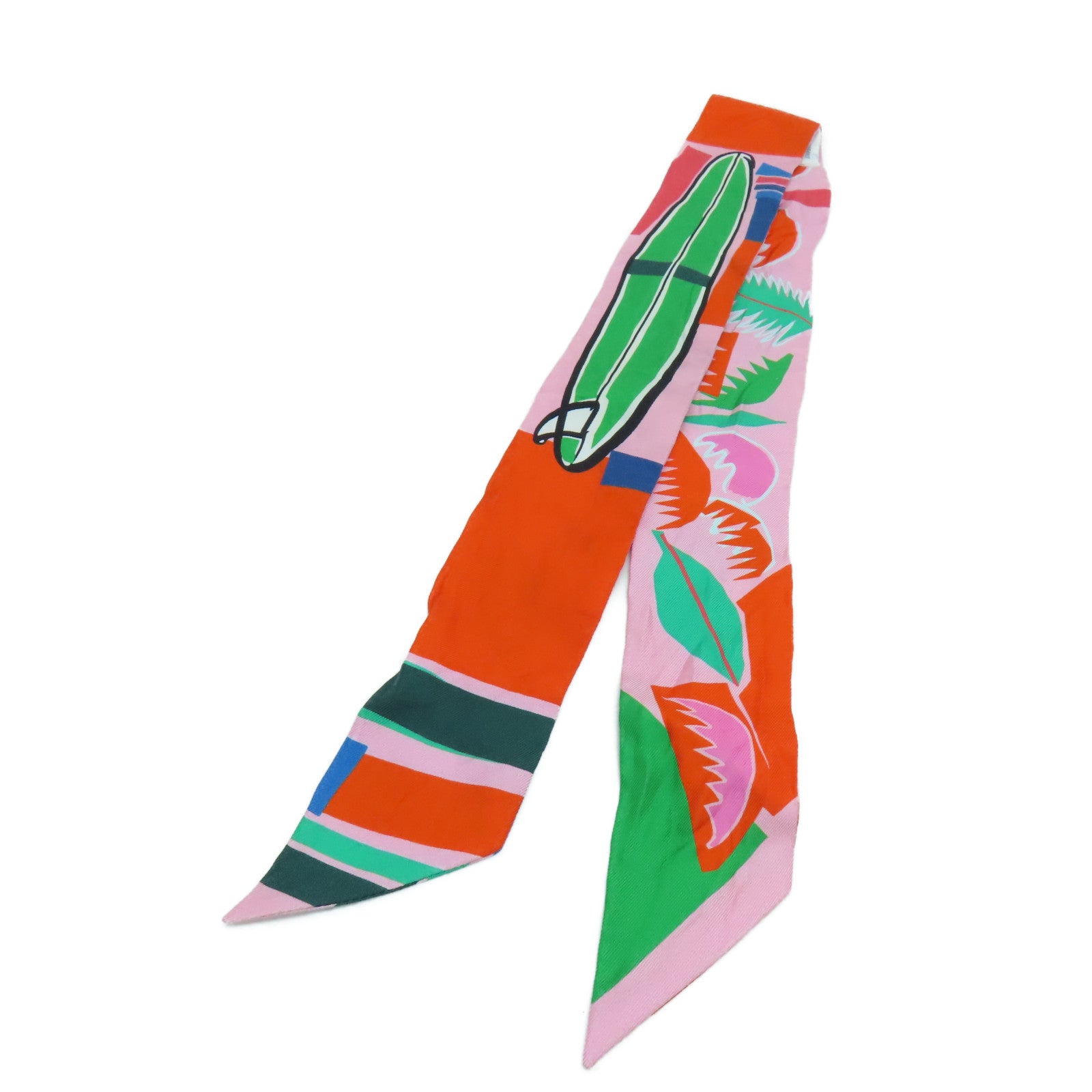 HERMES 【激減優惠】絲質Twilly絲巾彩色