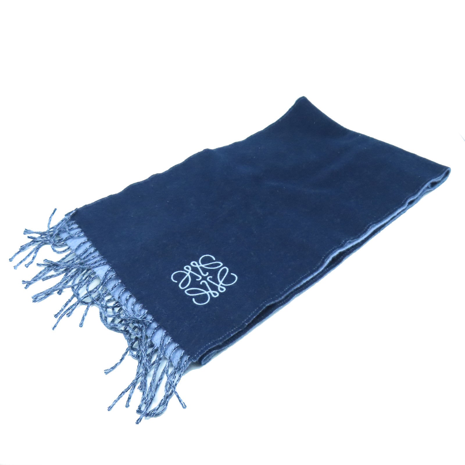 LOEWE 羊毛/羊绒Scarf围巾蓝色