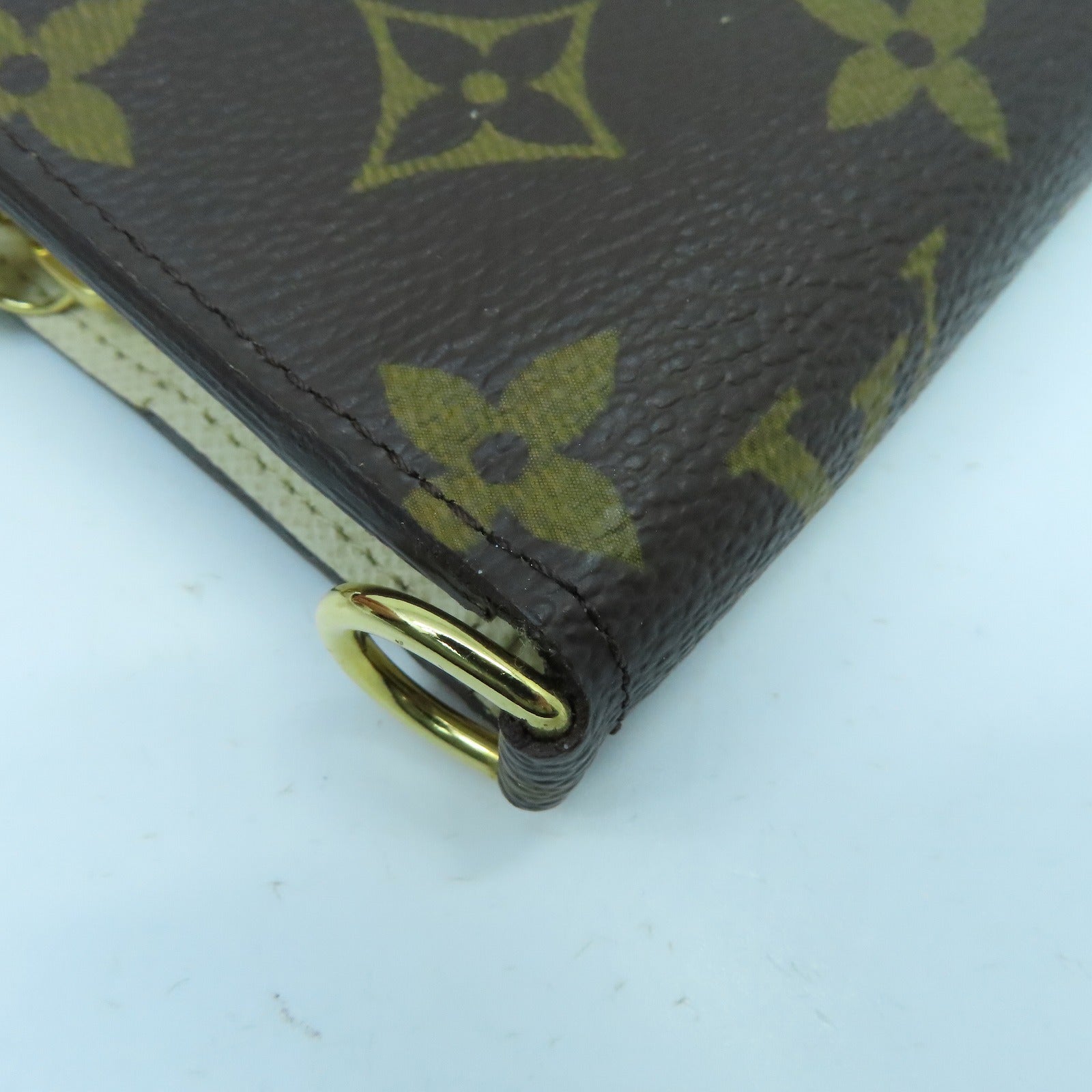 LOUIS VUITTON Monogram Insolite Wallet金扣長錢包啡色