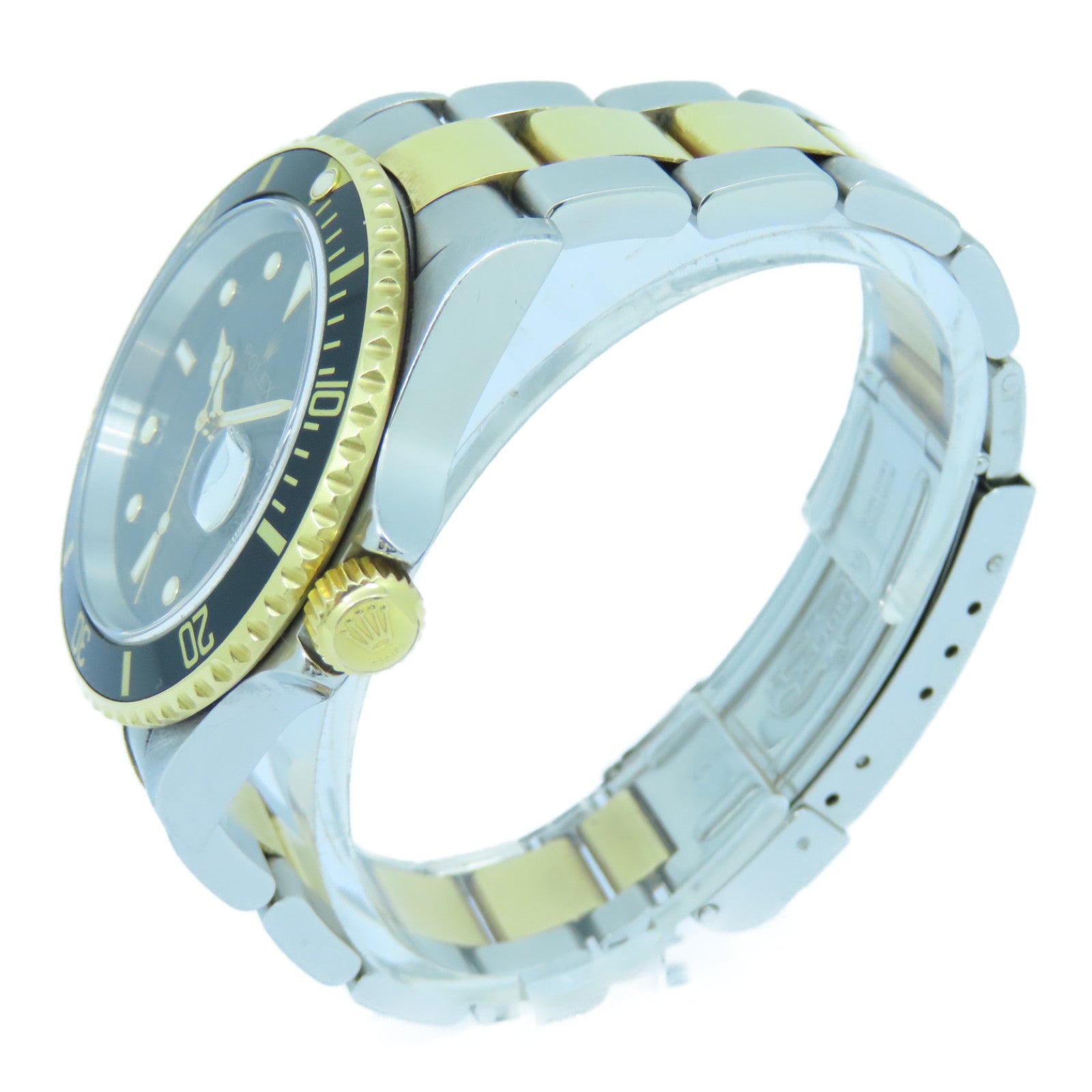 ROLEX Submariner Date 18K黄金/不锈钢手表自动机芯黒色