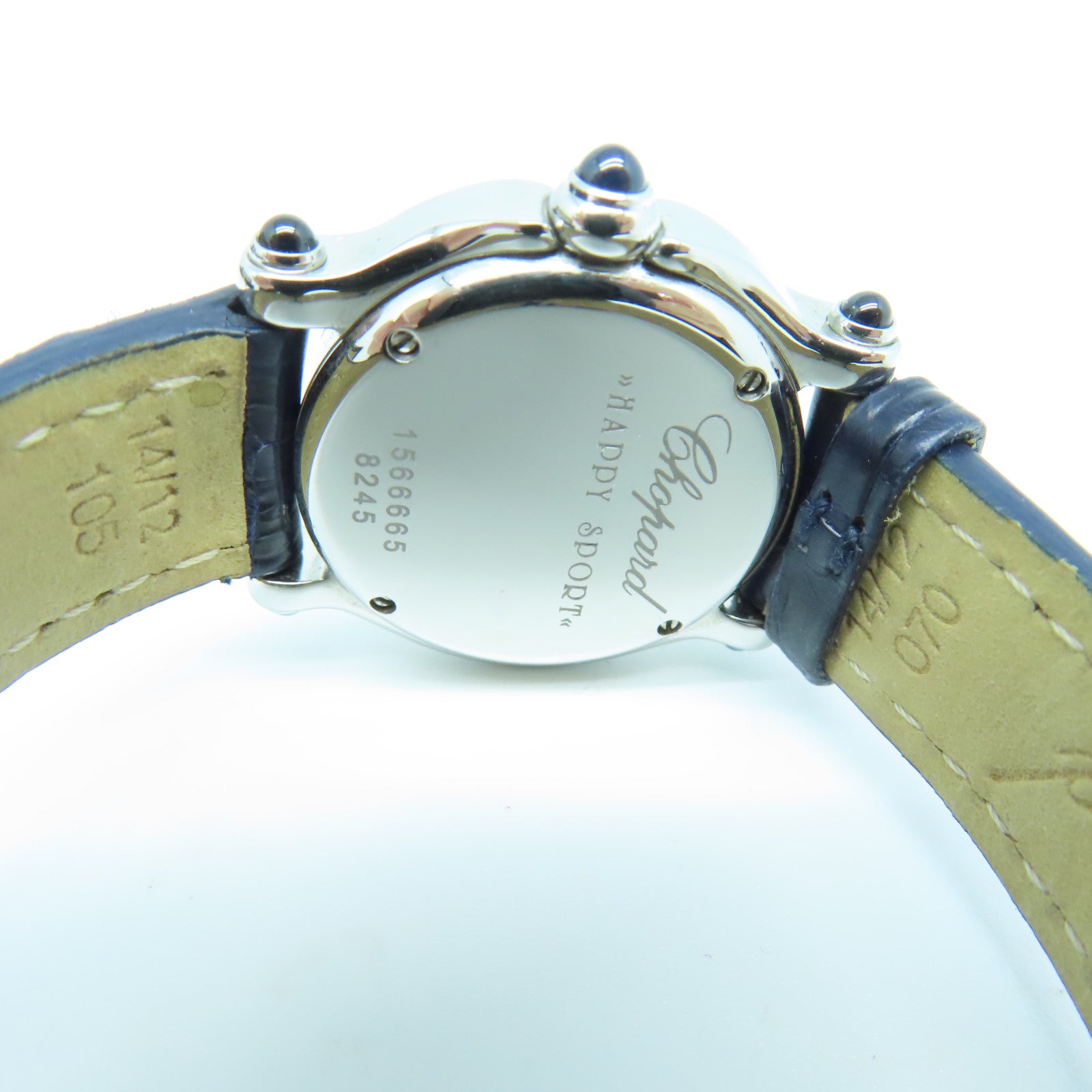 Chopard Happy Sport 5 Diamond不鏽鋼手錶石英機芯白色