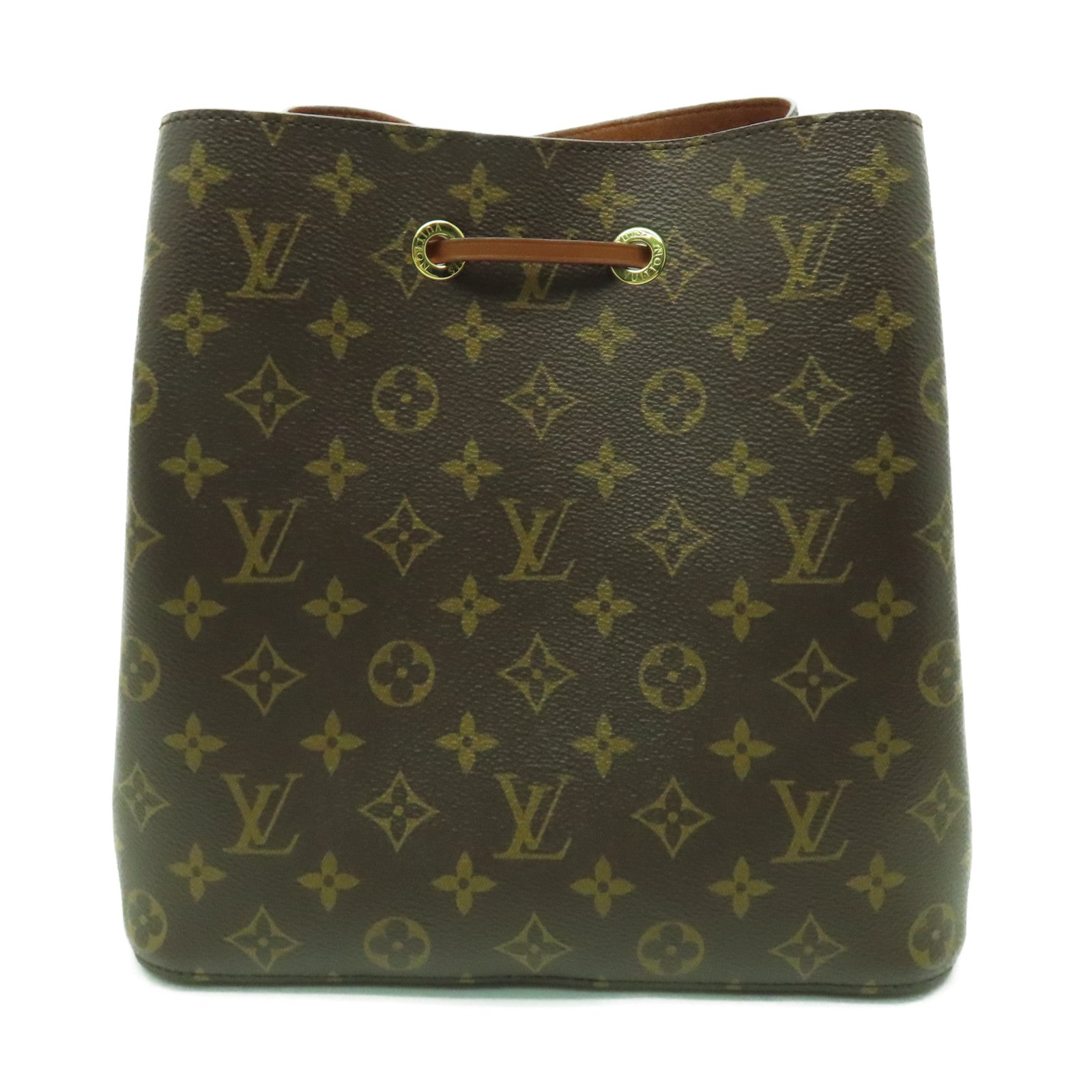 LOUIS VUITTON Monogram Neo Noe MM金扣肩背袋啡色