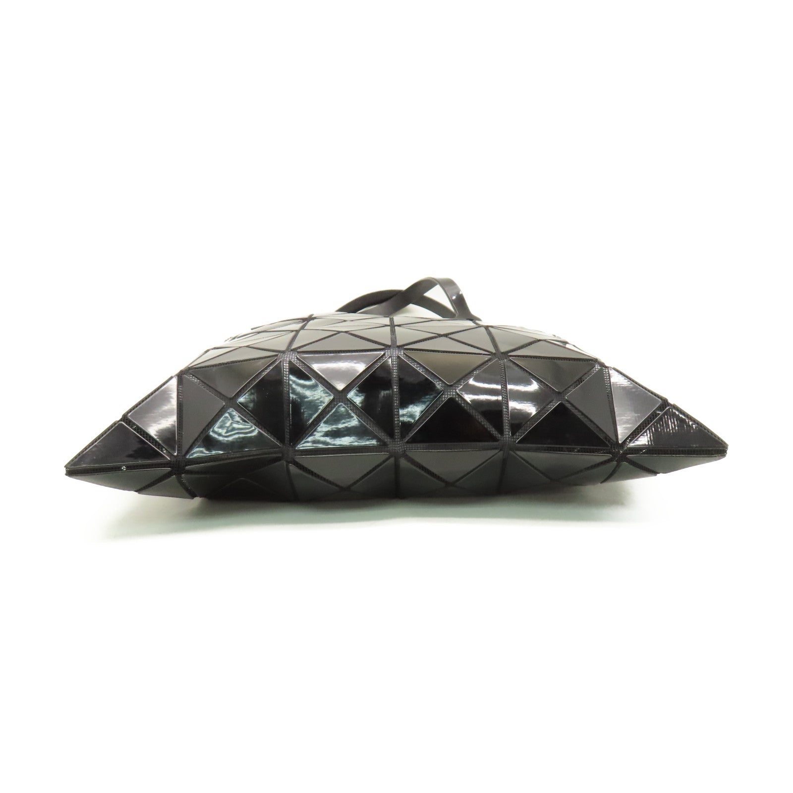 ISSEY MIYAKE PVC Issey Miyake黑扣手挽袋黑色