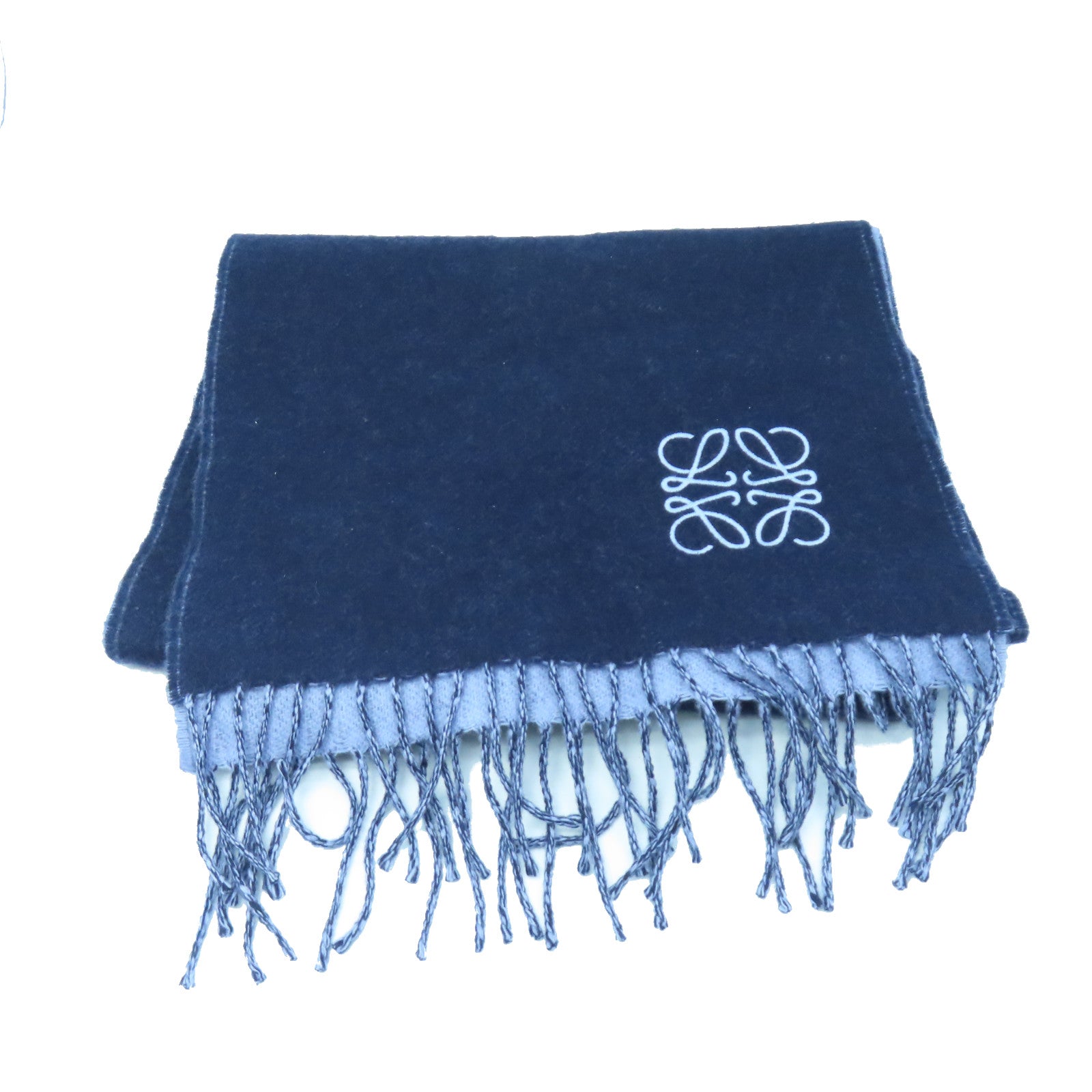 LOEWE 羊毛/羊绒Scarf围巾蓝色