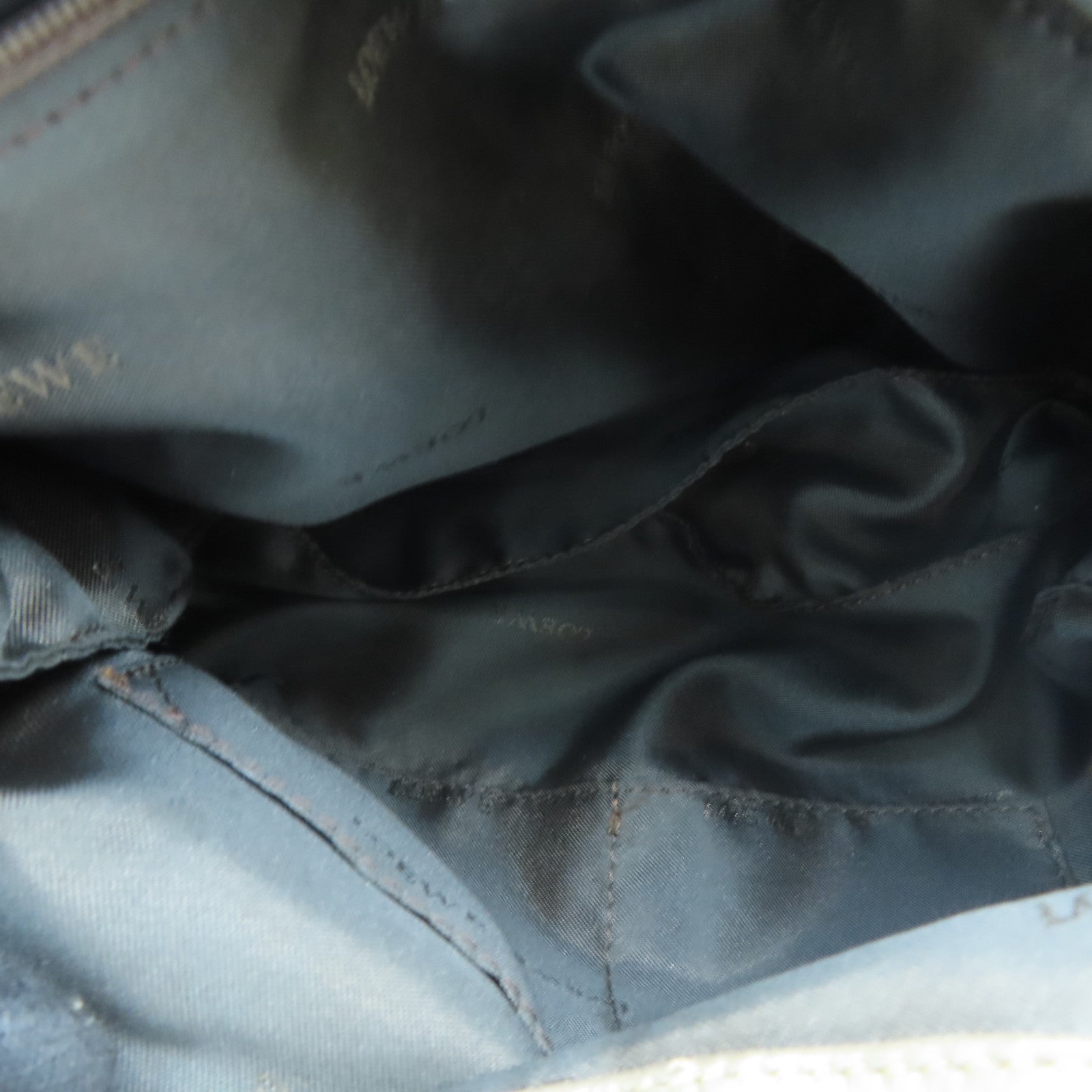 LOEWE 羊皮皮革Shoulder Bag銀扣肩背袋灰色