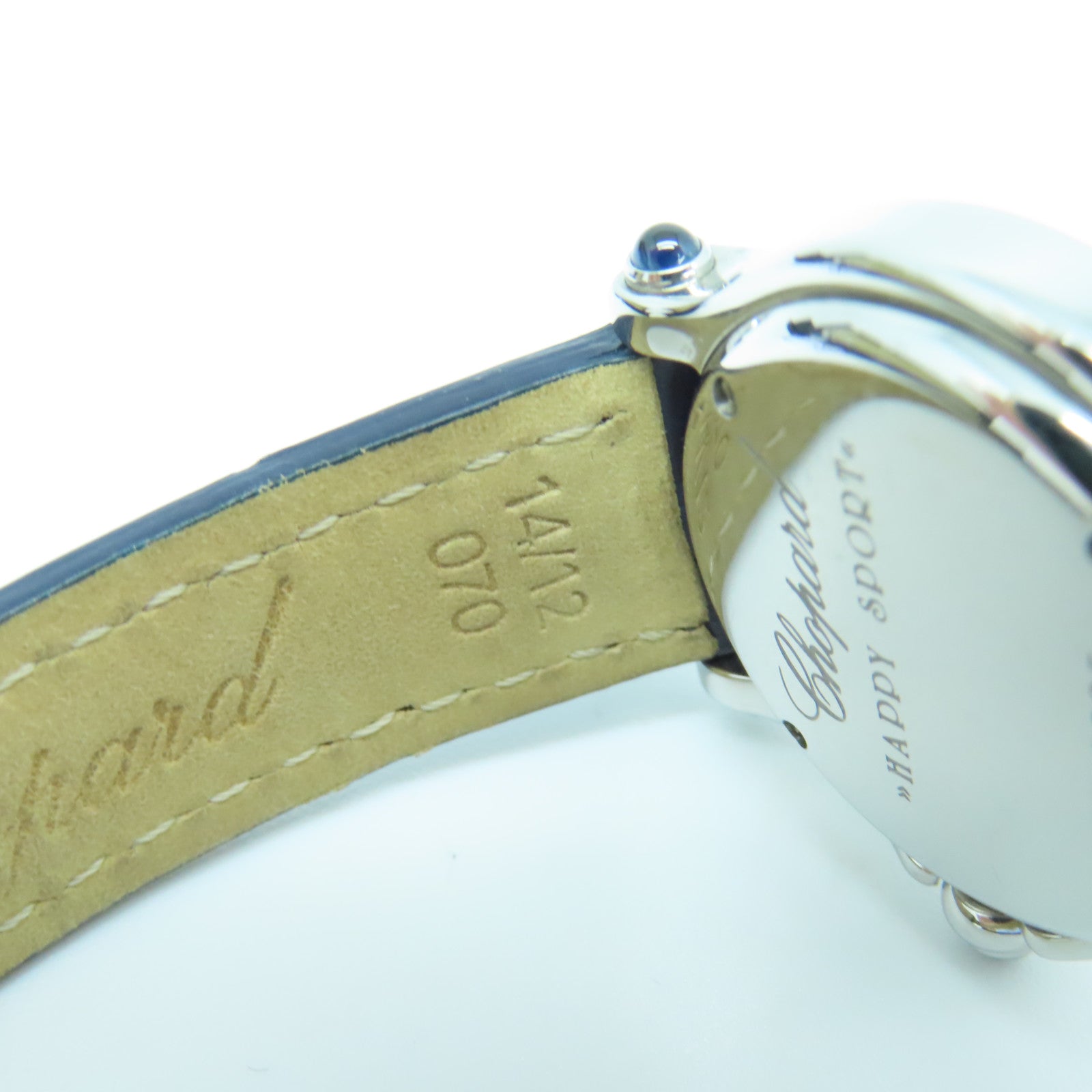 Chopard Happy Sport 5 Diamond不鏽鋼手錶石英機芯白色
