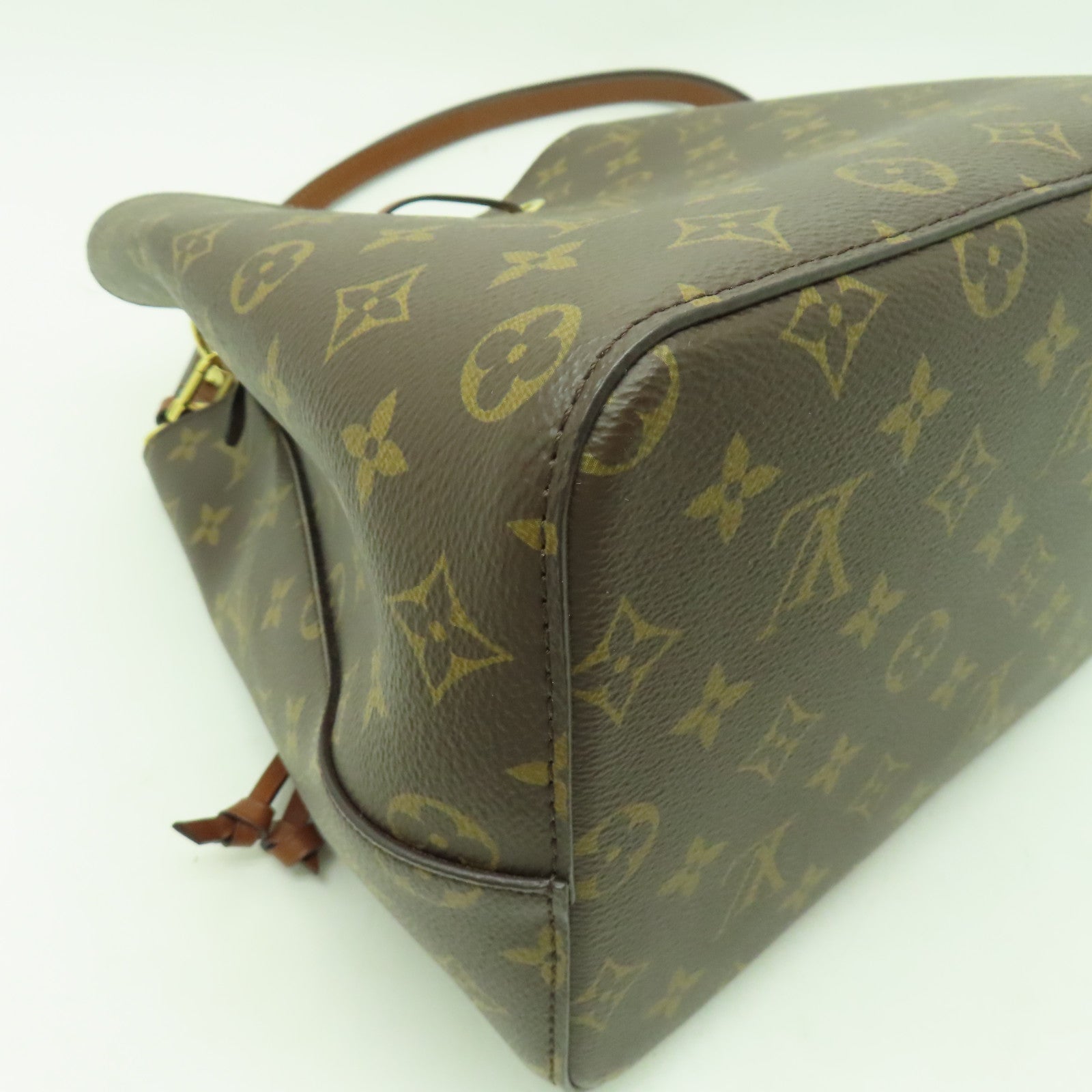 LOUIS VUITTON Monogram Neo Noe MM金扣肩背袋啡色