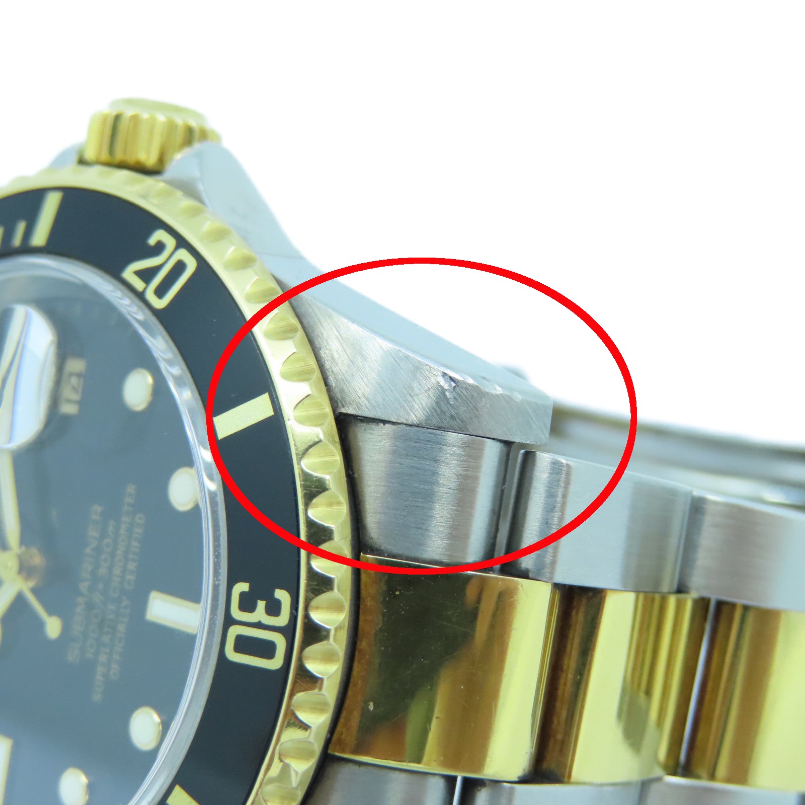 ROLEX Submariner Date 18K黄金/不锈钢手表自动机芯黒色