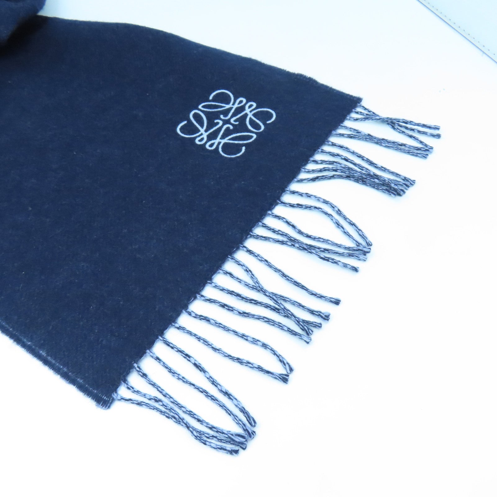 LOEWE 羊毛/羊绒Scarf围巾蓝色