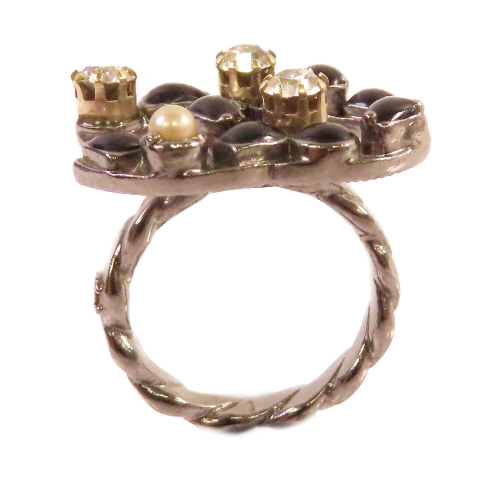 CHANEL 金屬CC Ring戒指US#6.25