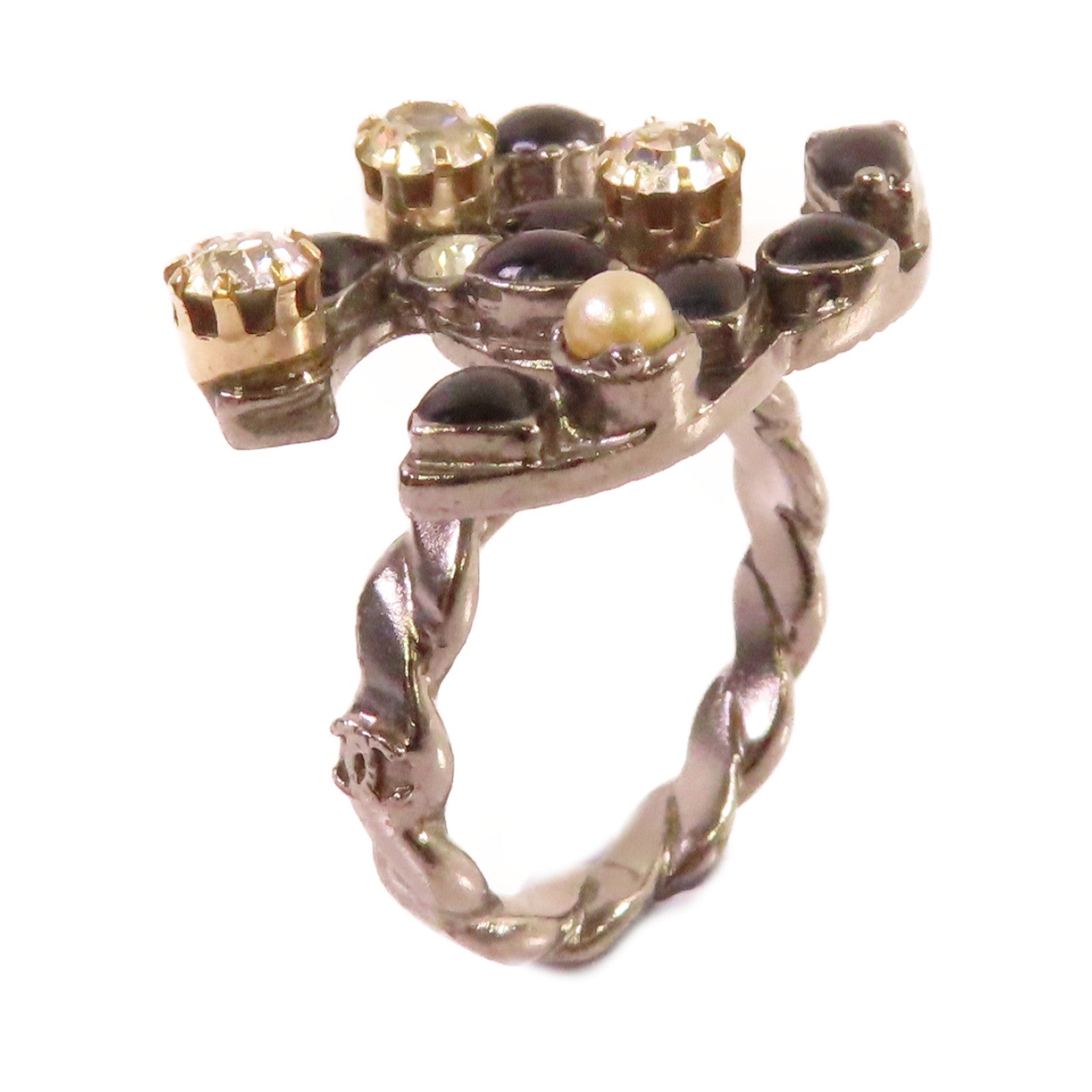 CHANEL 金屬CC Ring戒指US#6.25