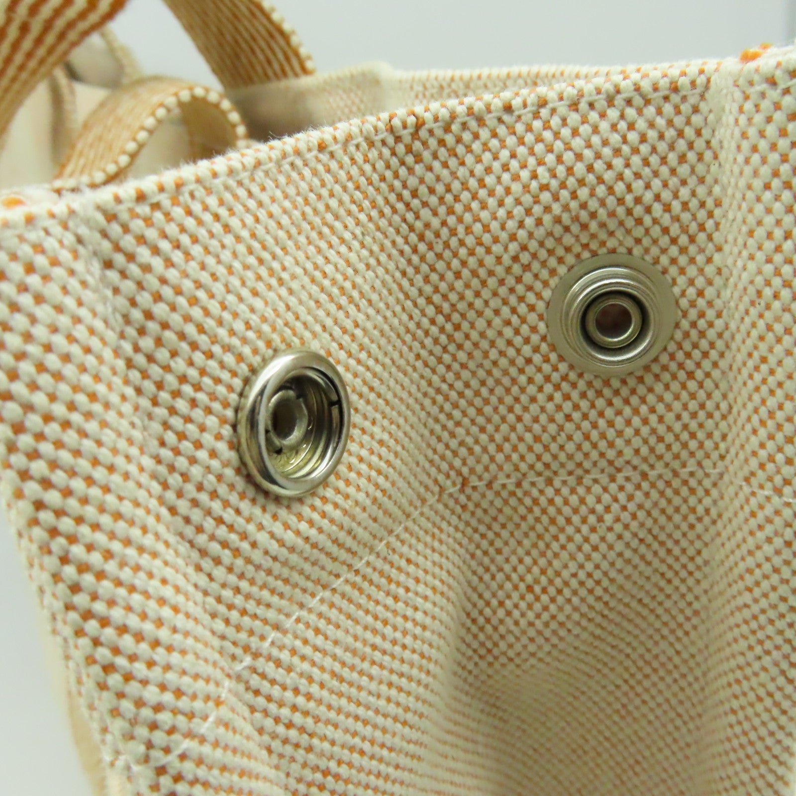 HERMES 帆布Tote Bag手挽袋Orange橙紅色/Beige杏色