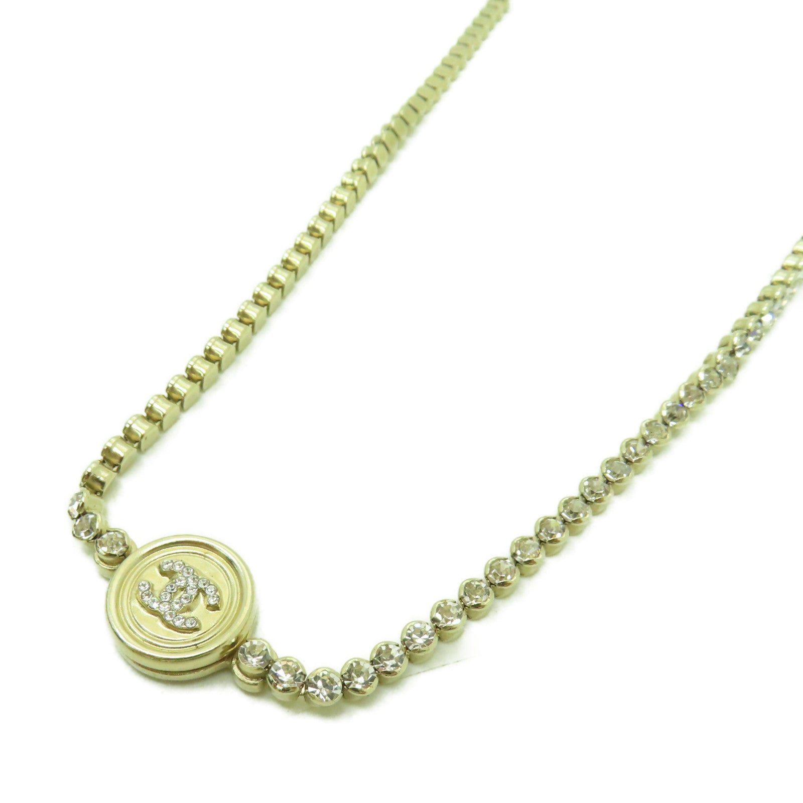 CHANEL 金屬Necklace項鍊金色