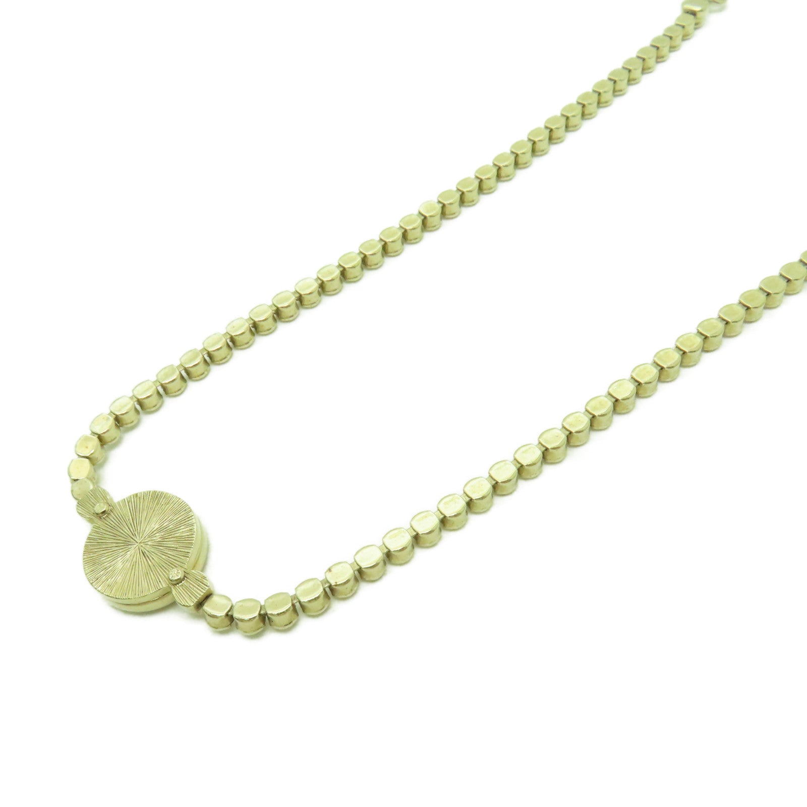 CHANEL 金屬Necklace項鍊金色