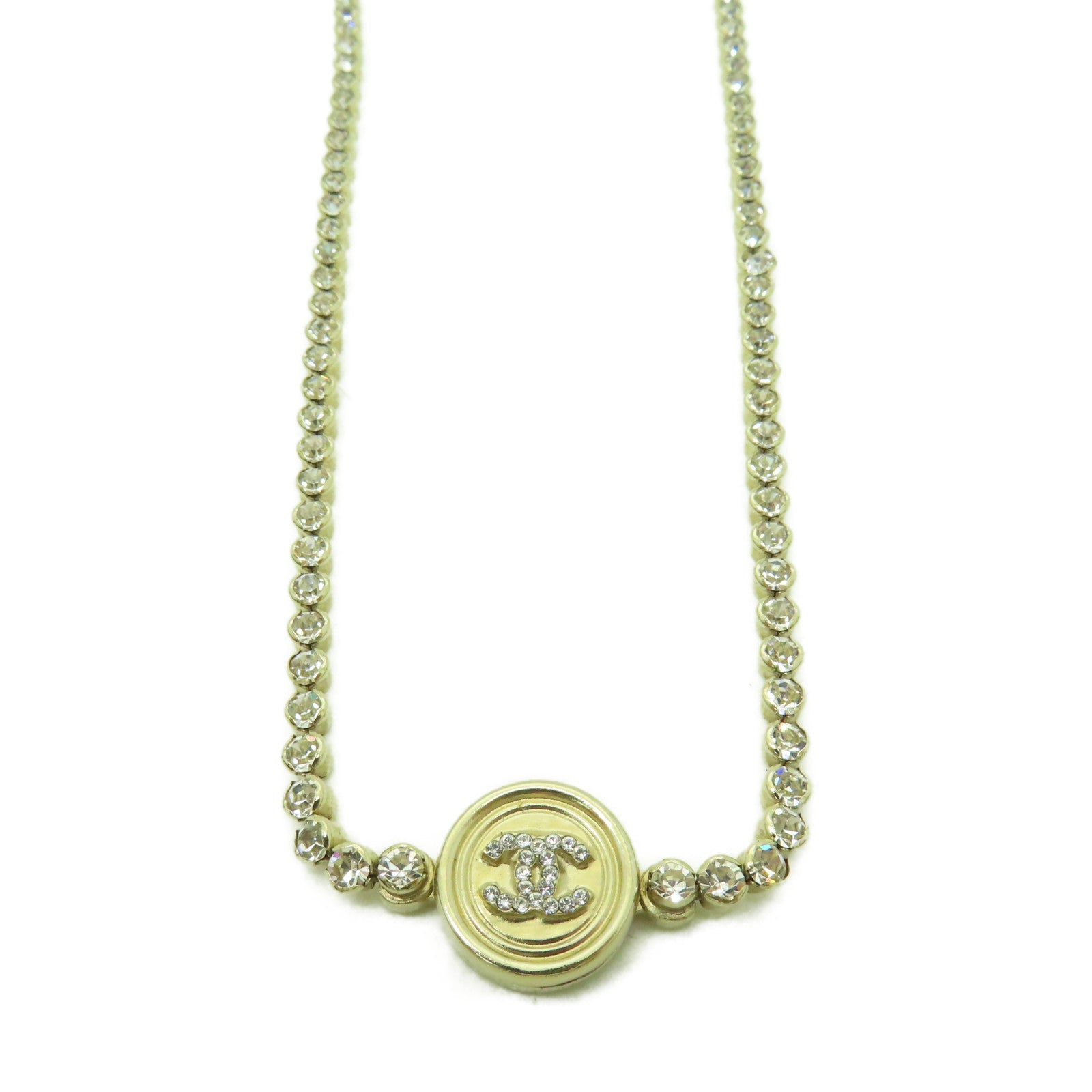 CHANEL 金屬Necklace項鍊金色
