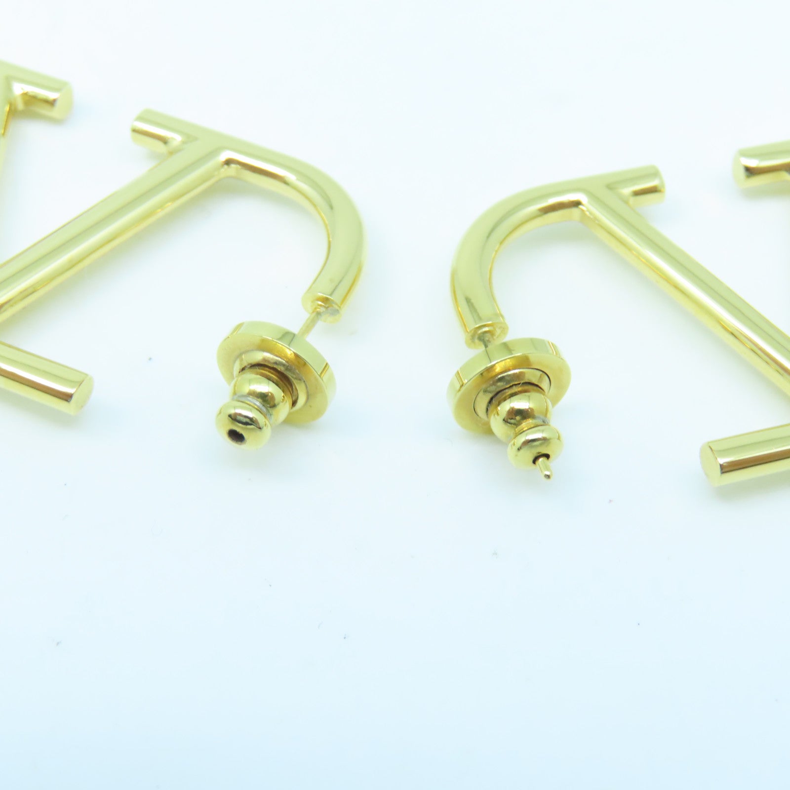 Valentino Metal Vlogo Signature Earrings Gold Gold