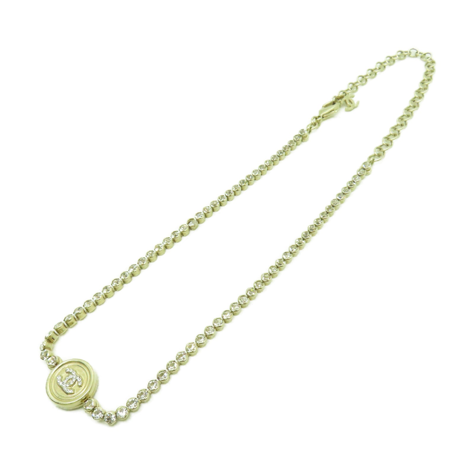 CHANEL 金屬Necklace項鍊金色