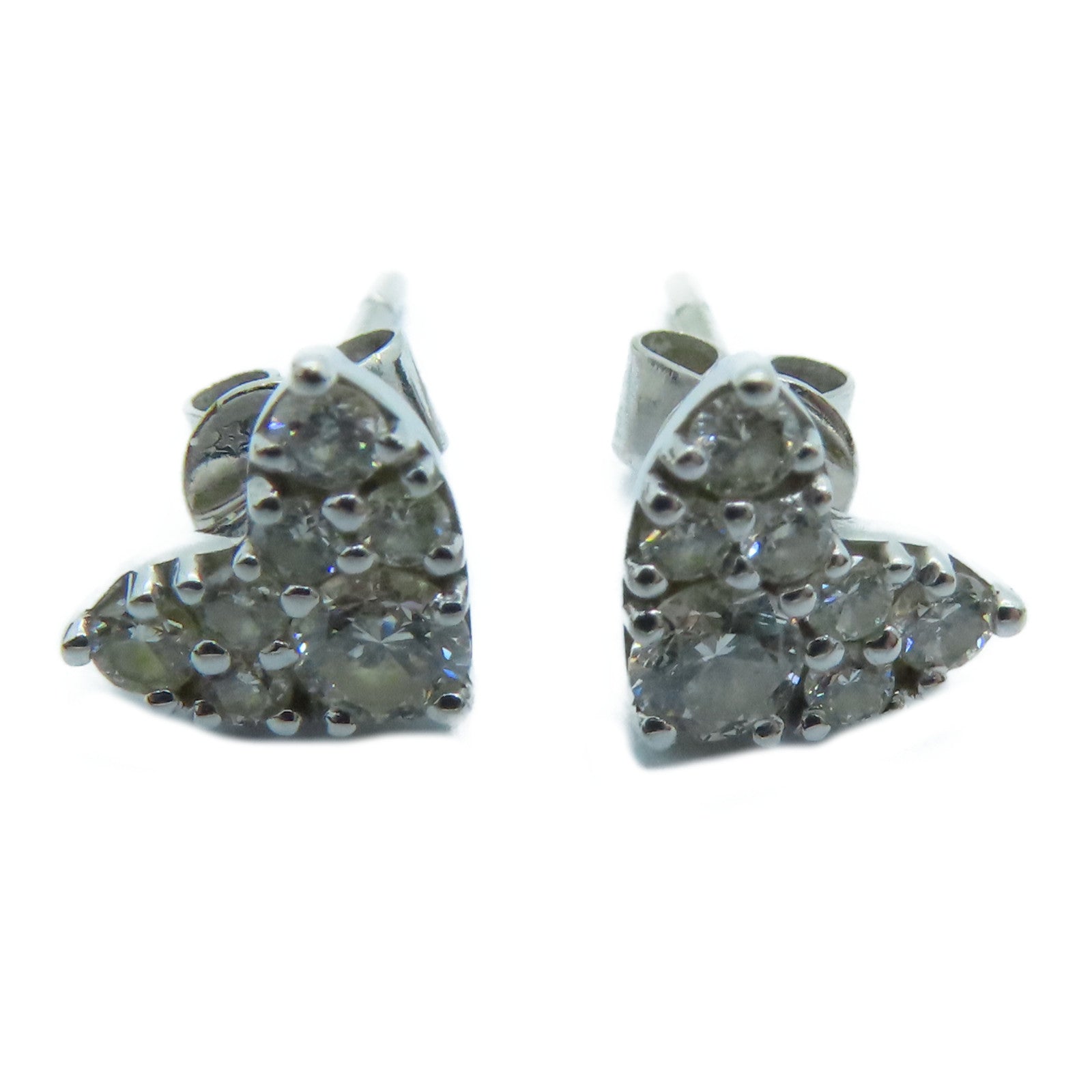 JEWELRY 18K白金Diamond Earrings钻石耳环